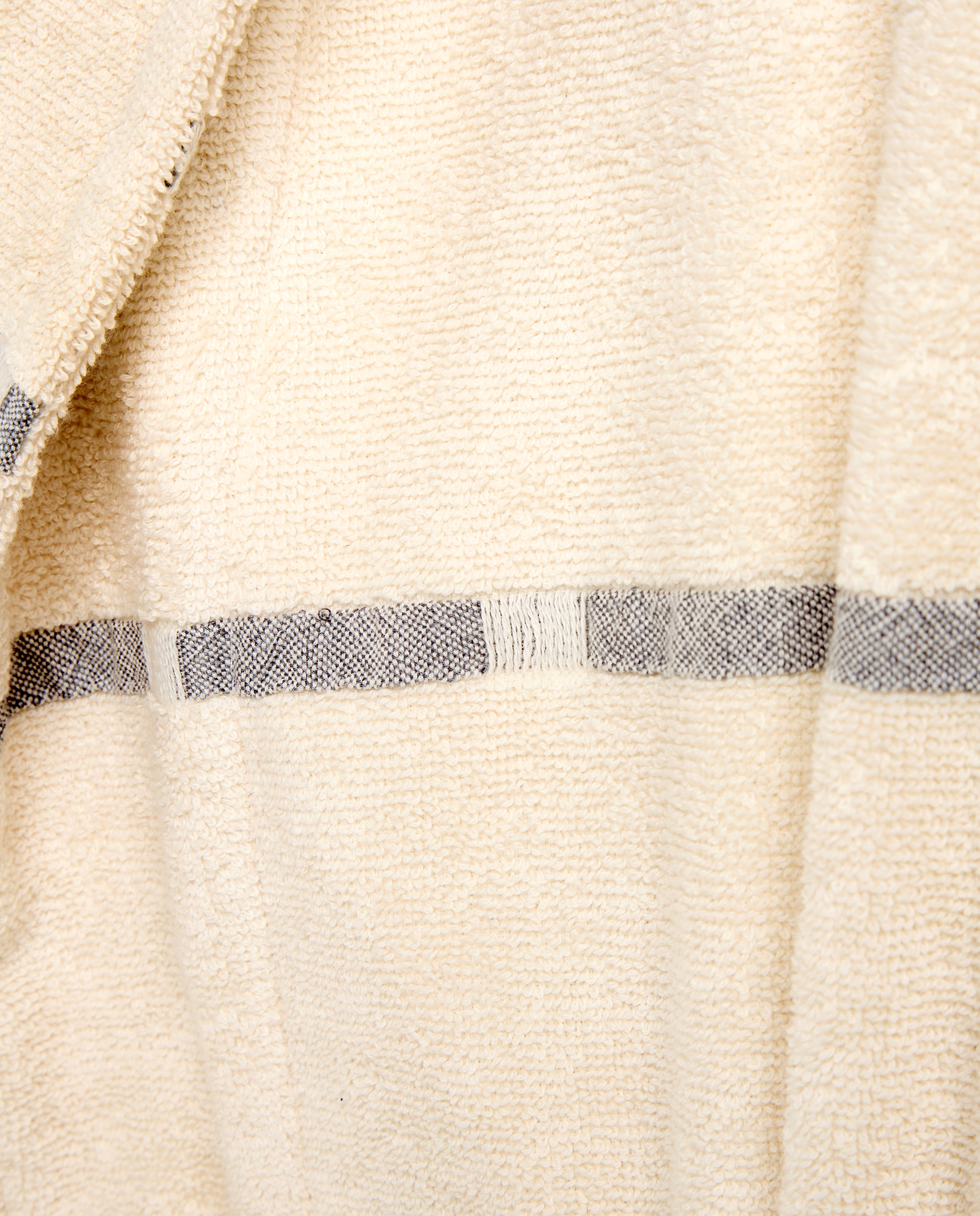 Albornoz kimono algodón 400 gr/m2 Cha - Gris S-M Gris-4