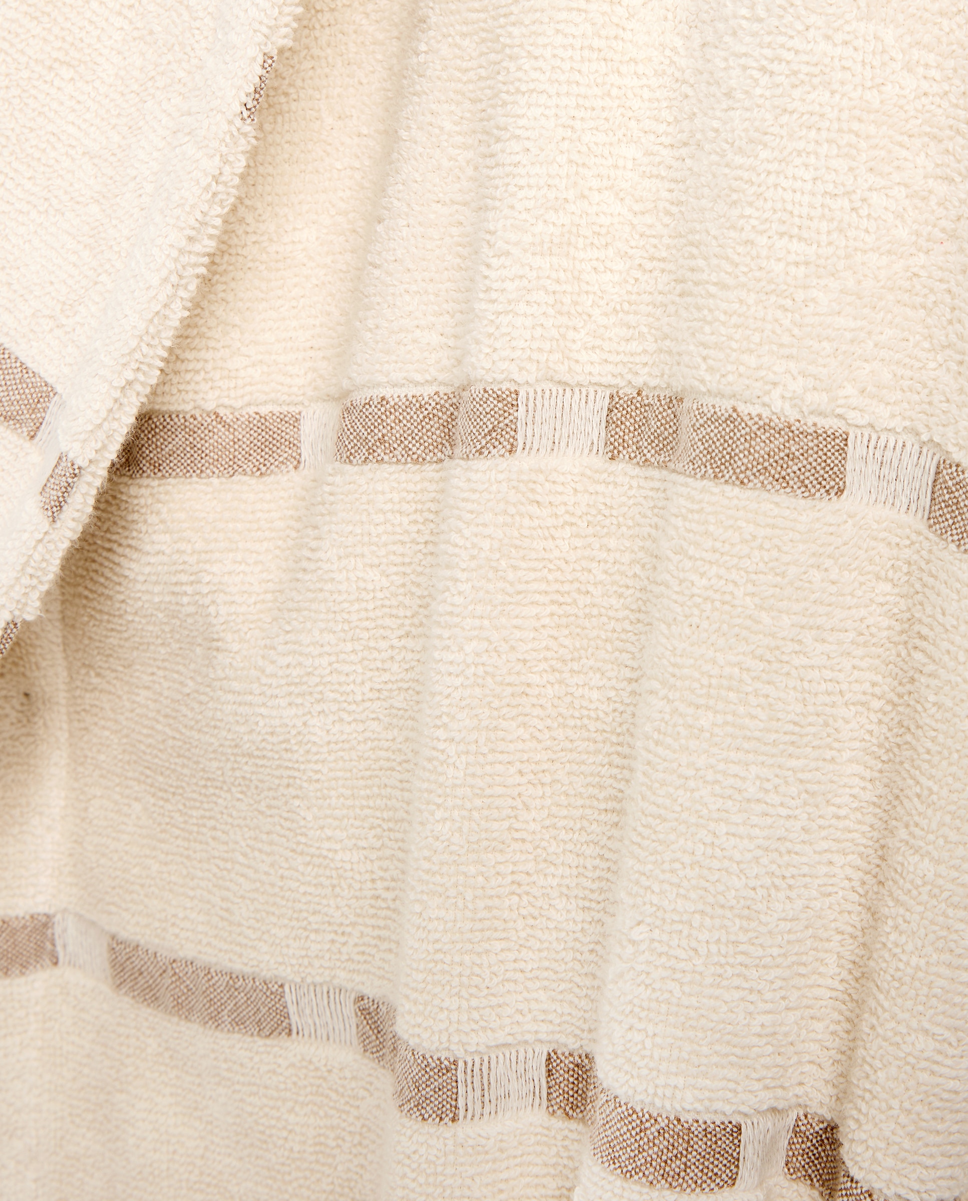 Albornoz kimono algodón 400 gr/m2 Cha - Tostado S-M Tostado-4