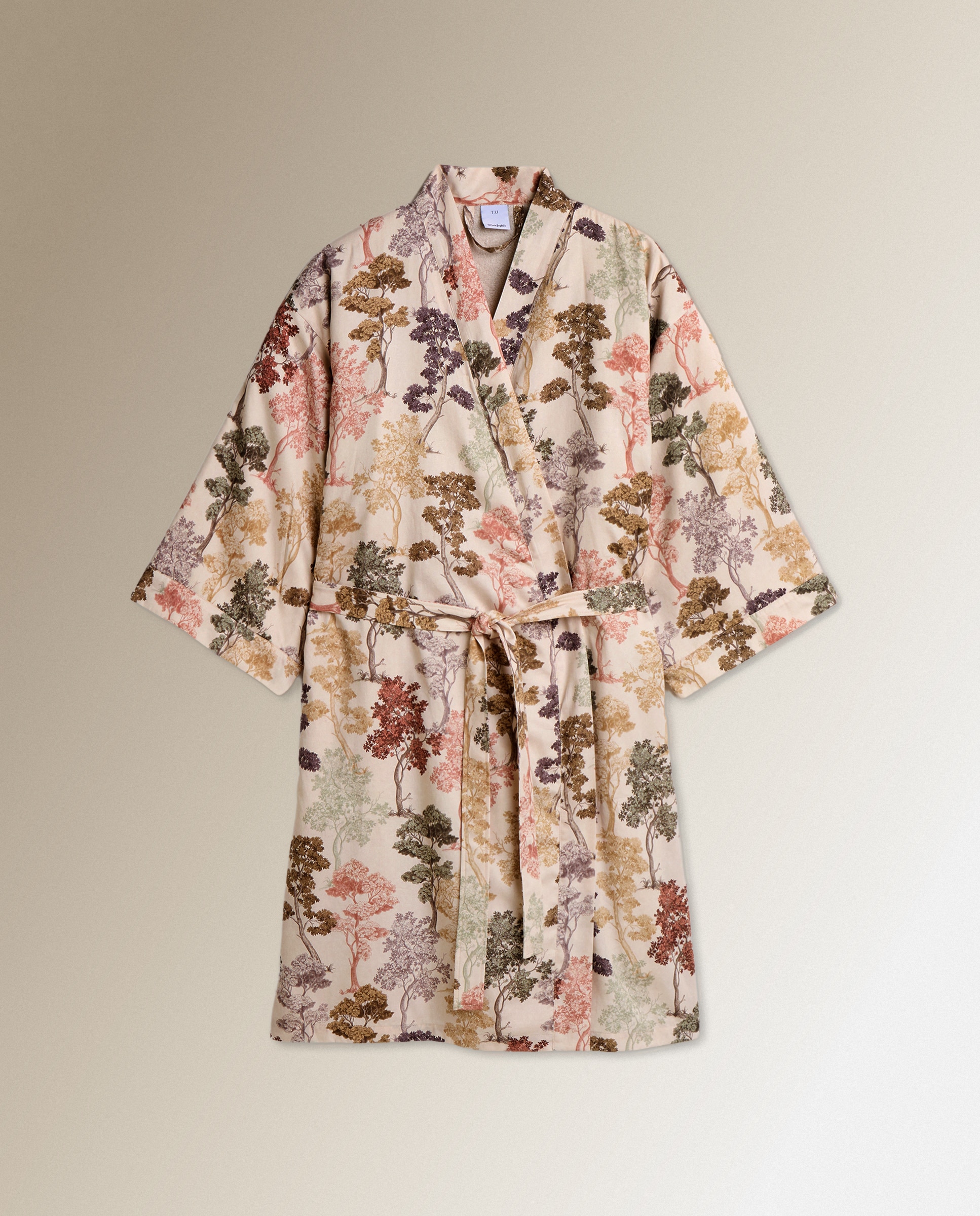 Albornoz kimono algodón 300 gr/m2 Mersey - Multicolor Talla única Multicolor-2