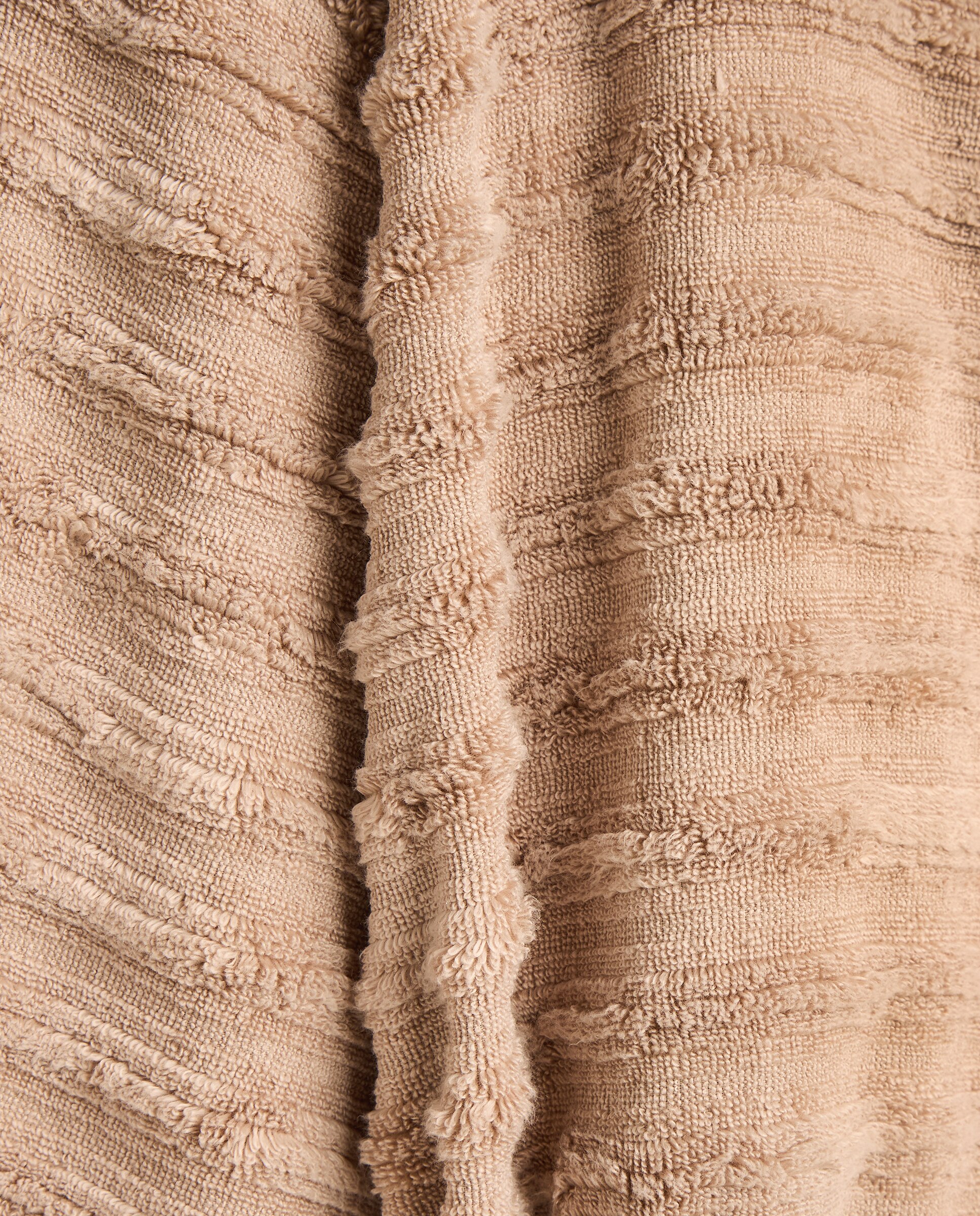 Albornoz kimono algodón 400 gr/m2 Clouds - Tostado S-M Tostado-4