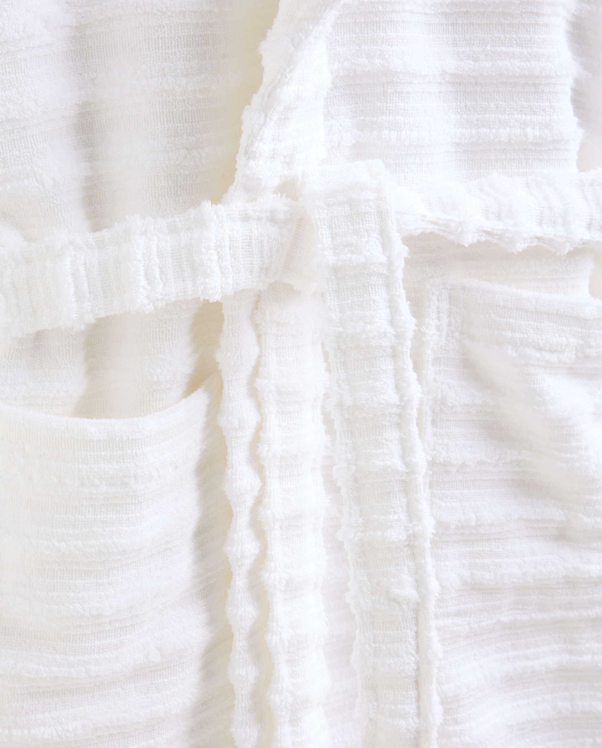 Albornoz kimono algodón 400 gr/m2 Clouds - Blanco S-M Blanco-3
