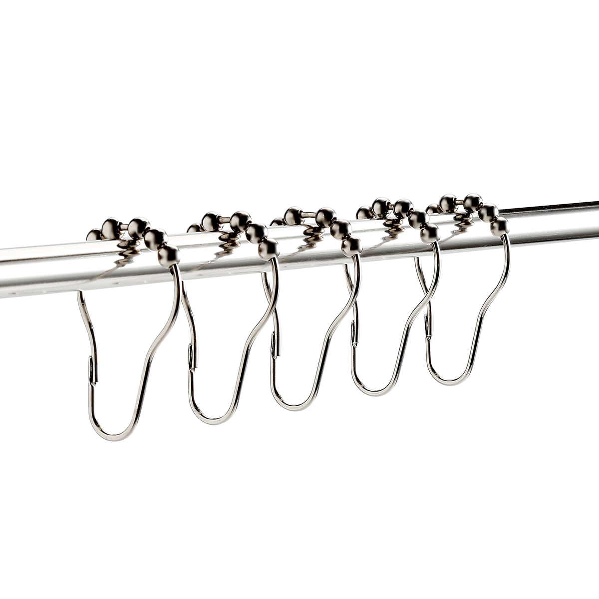 Imagem 0 de Conjunto de 12 argolas metálicas para cortina de banho Graccioza