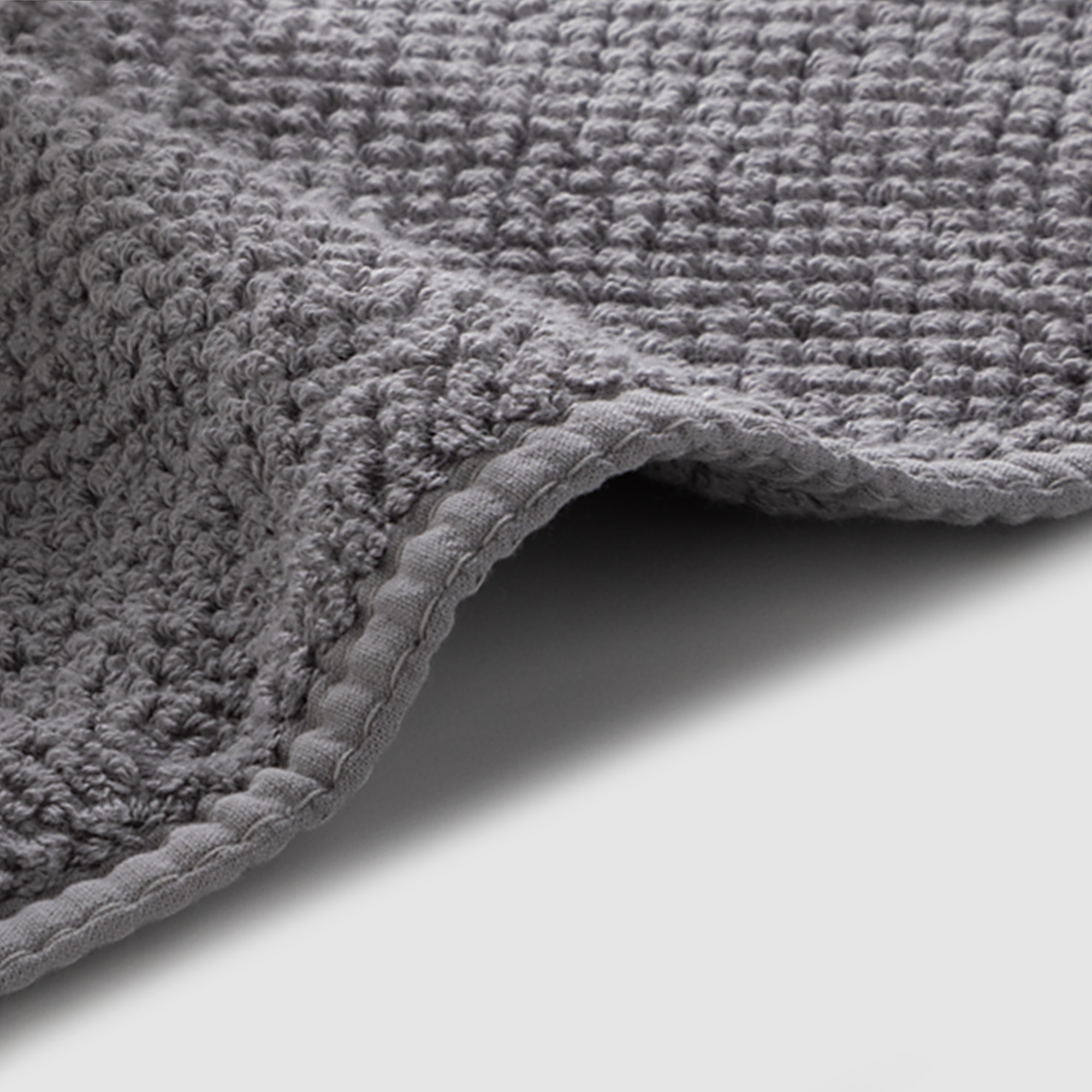 Conjunto de 5 toalhas de algodão 550 g/m2 Bee Waffle Antracite-3