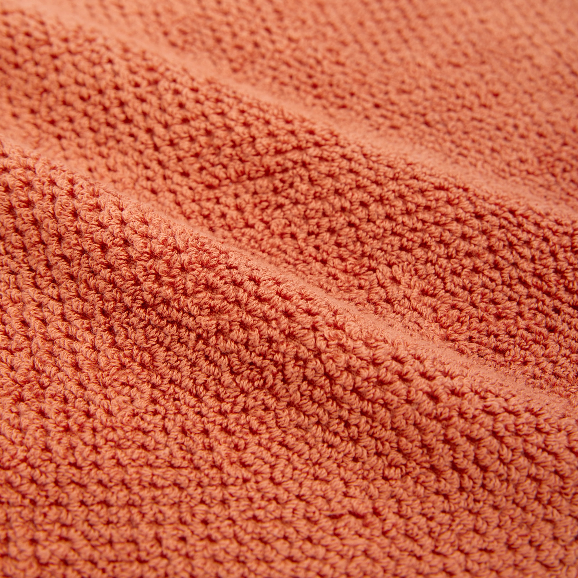 Toalla de baño algodón 550 gr/m2 Bee Waffle Graccioza - Terracota Tocador Terracota-3