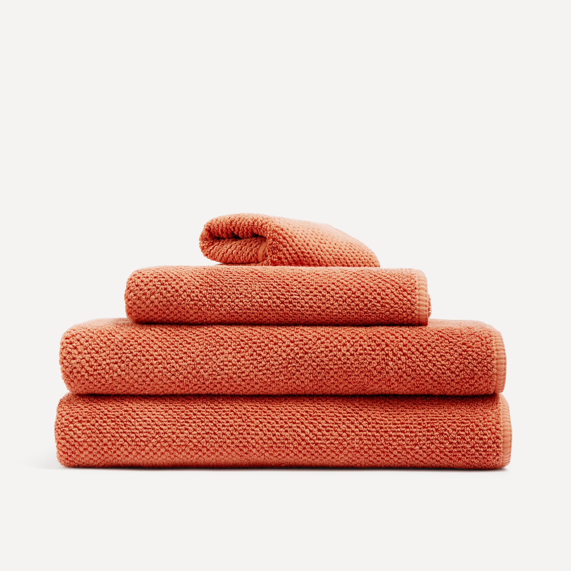 Toalla de baño algodón 550 gr/m2 Bee Waffle Graccioza - Terracota Tocador Terracota-5