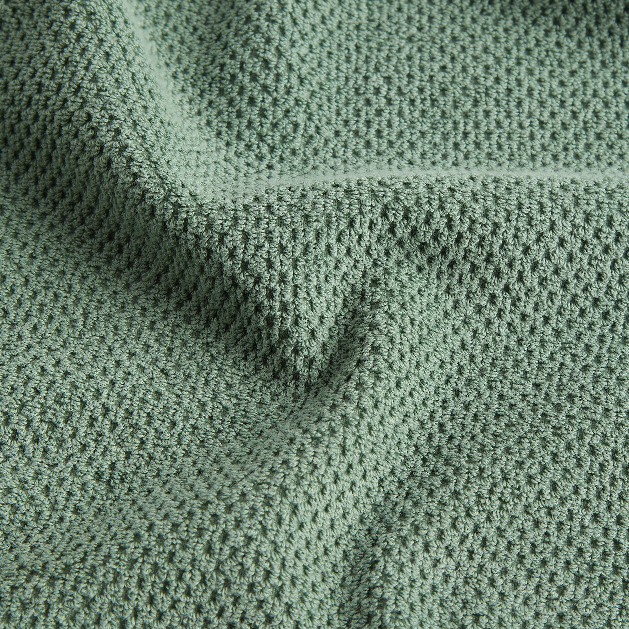 Toalla de baño algodón 550 gr/m2 Bee Waffle Graccioza - Verde Tocador Verde-4