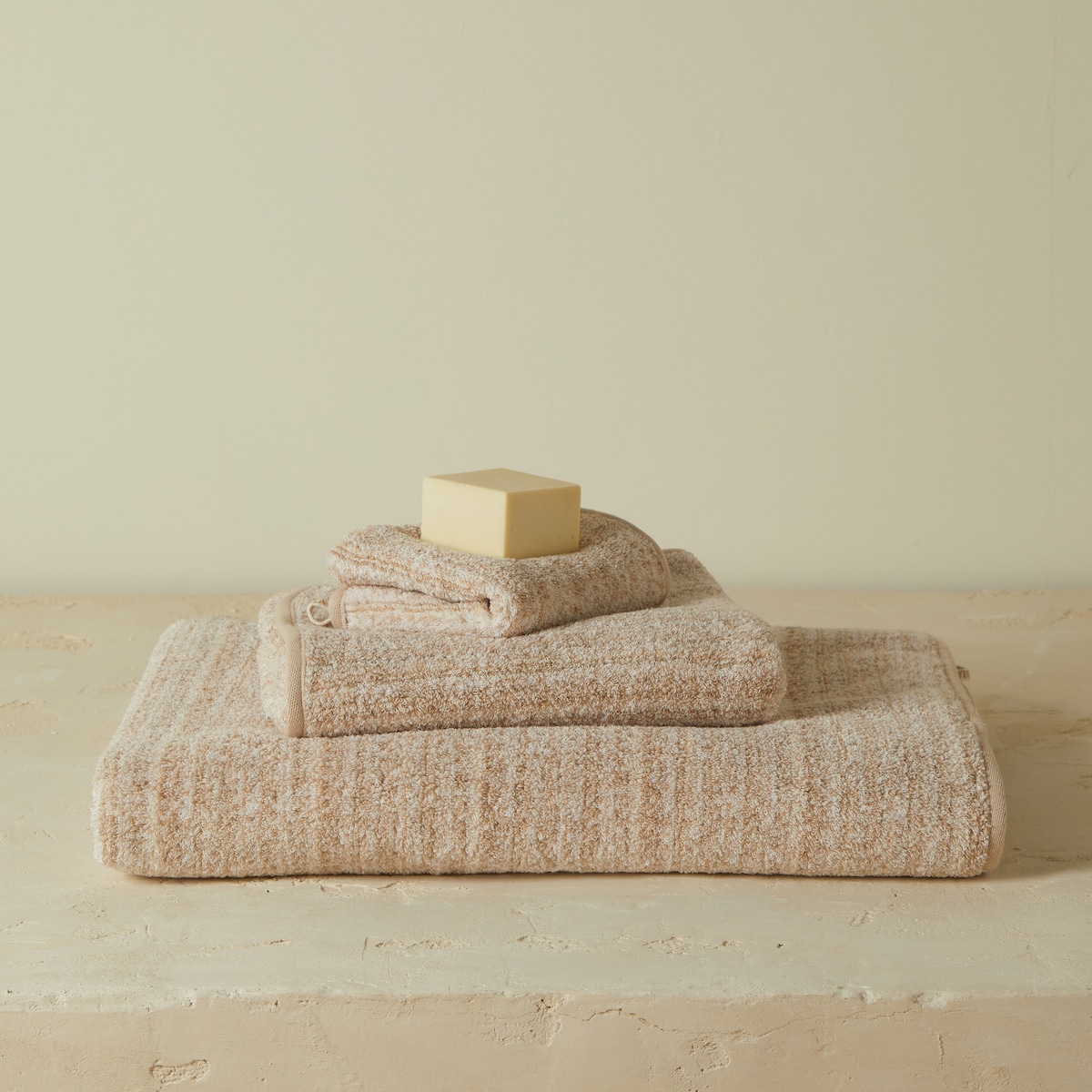 Toalla de baño algodón 730 gr/m2 Porto Graccioza Beige-1