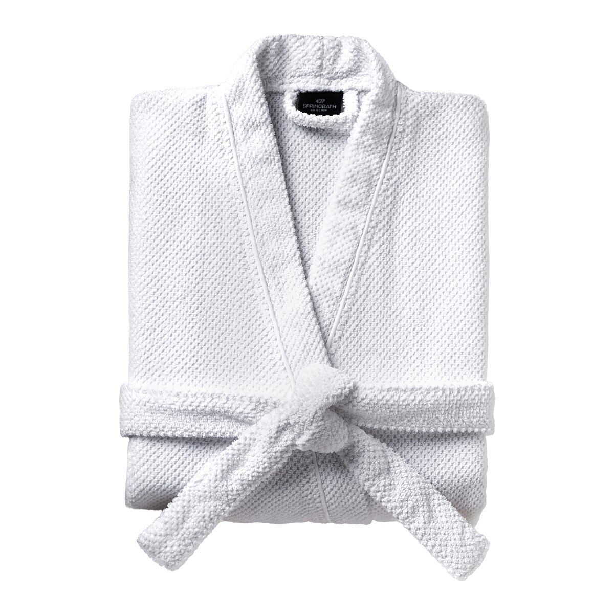 Albornoz kimono Unisex Bee Waffle Graccioza - Blanco M Blanco-2