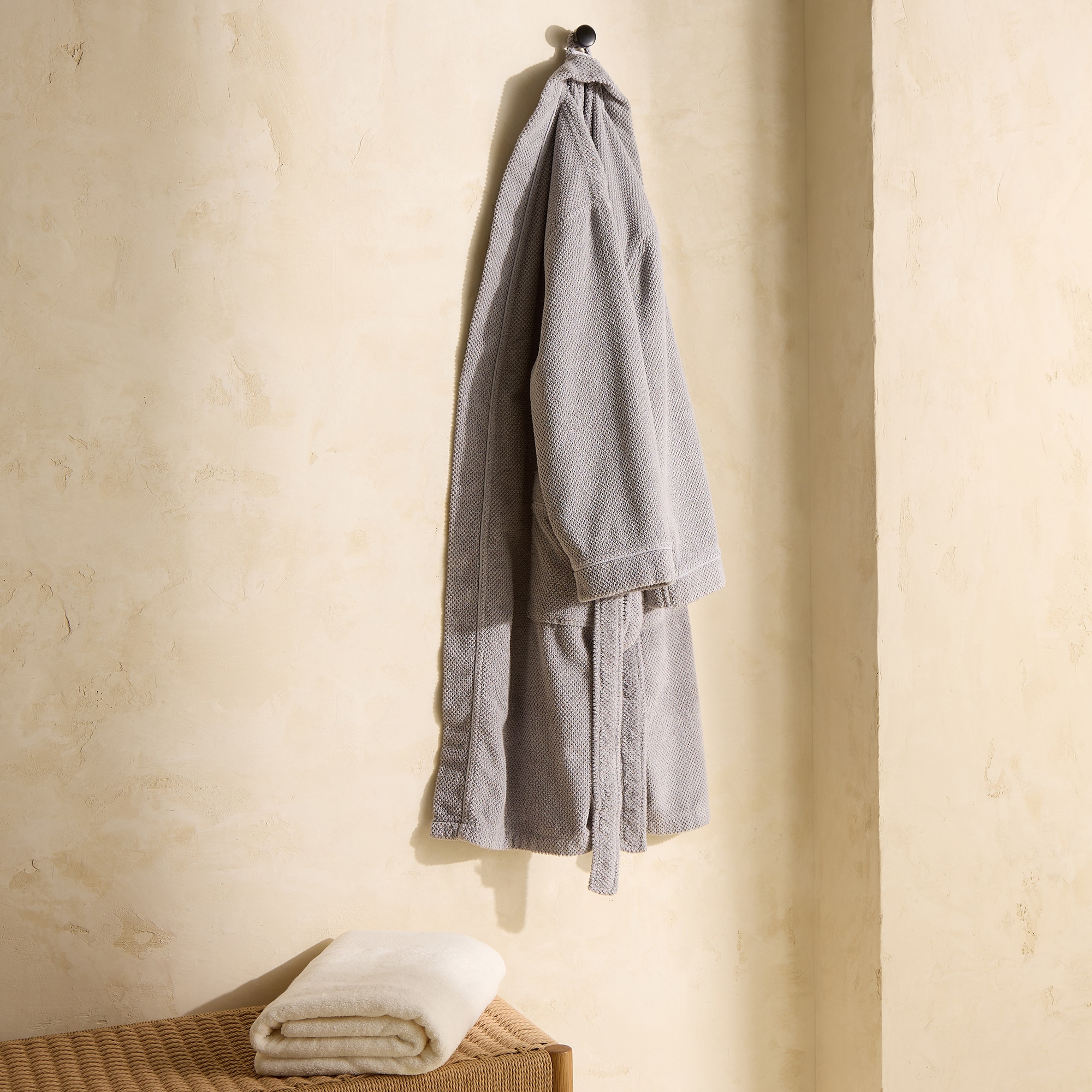 Imagem 0 de Roupão de banho tipo kimono unissexo Bee Waffle Graccioza