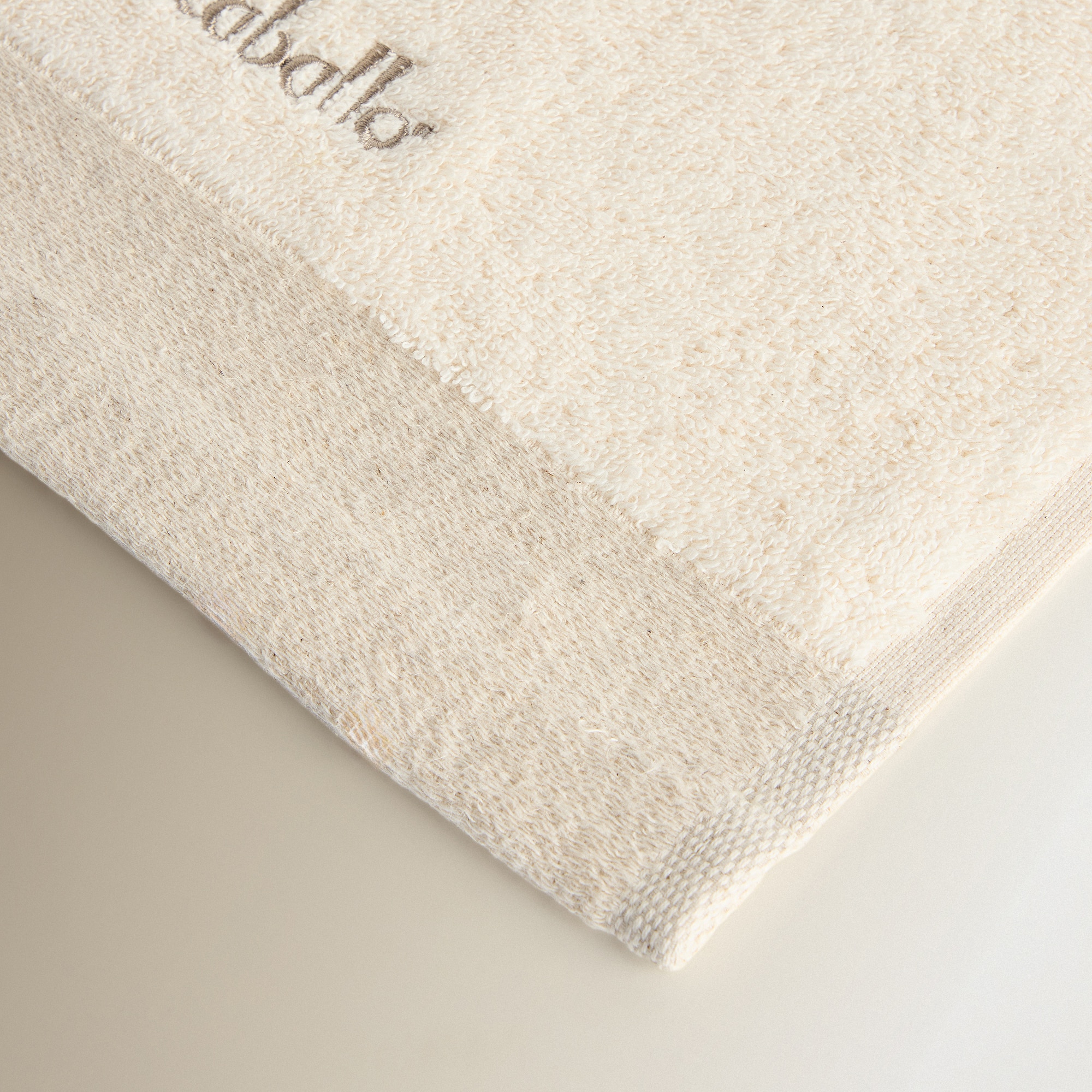 Toalhas de Banho de Algodão 500 g/m2 Olvera Bege-3