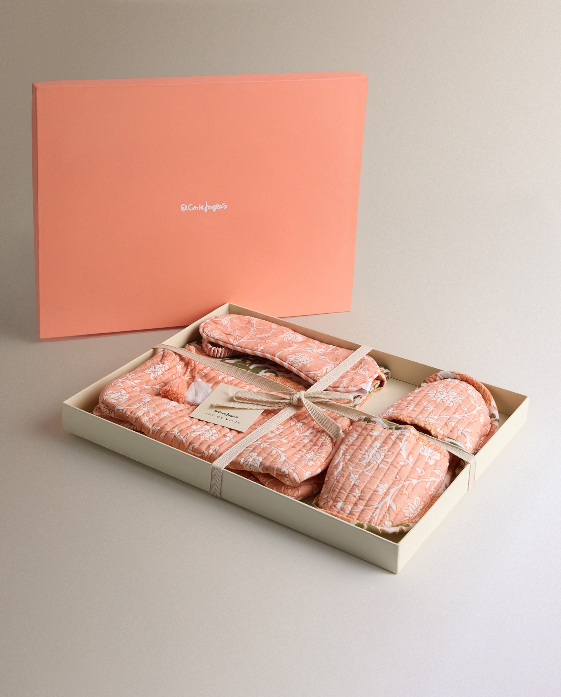 Conjunto de Máscara, Sapatilhas e Nécessaire Coral-5