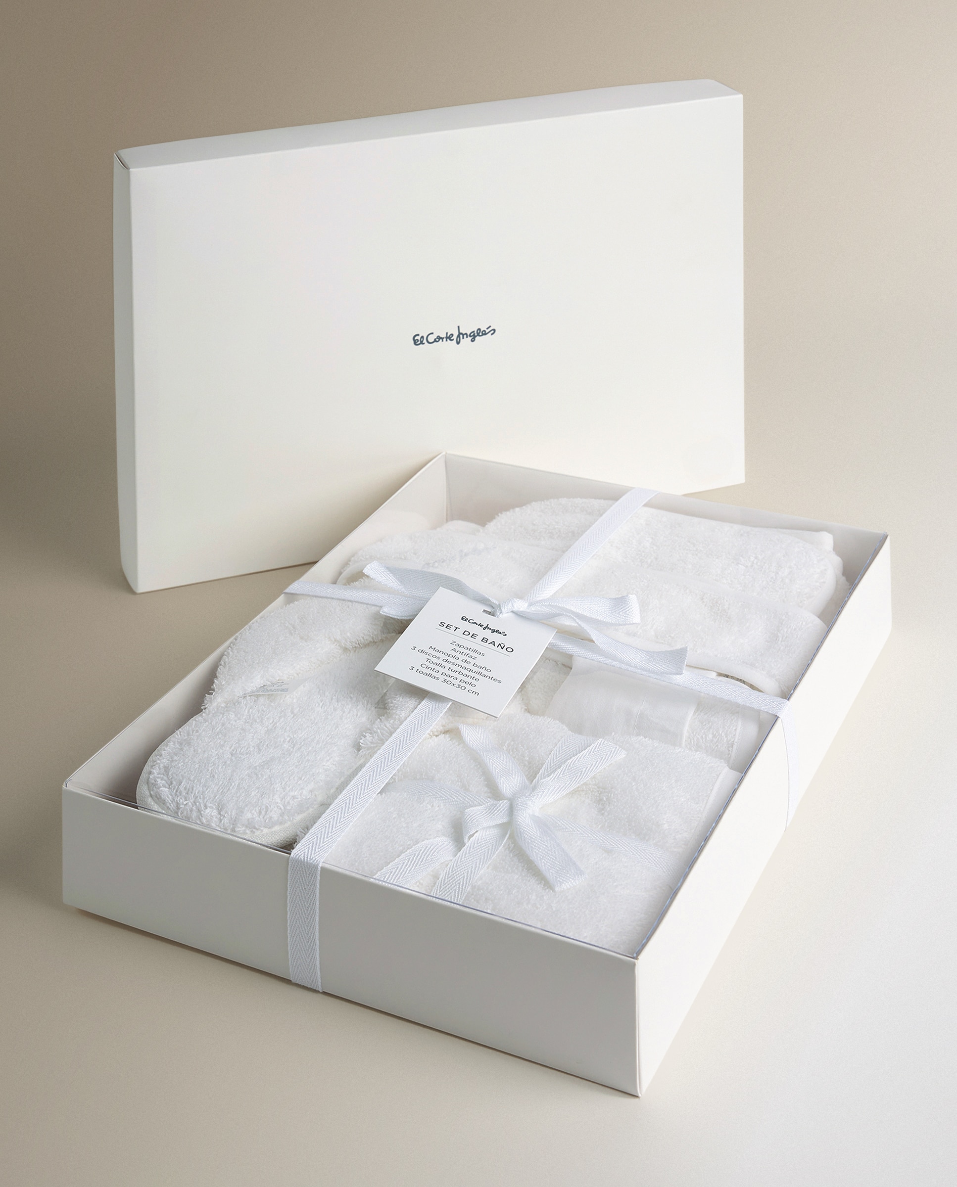 Conjunto de Acessórios de Banho Spa Branco-4