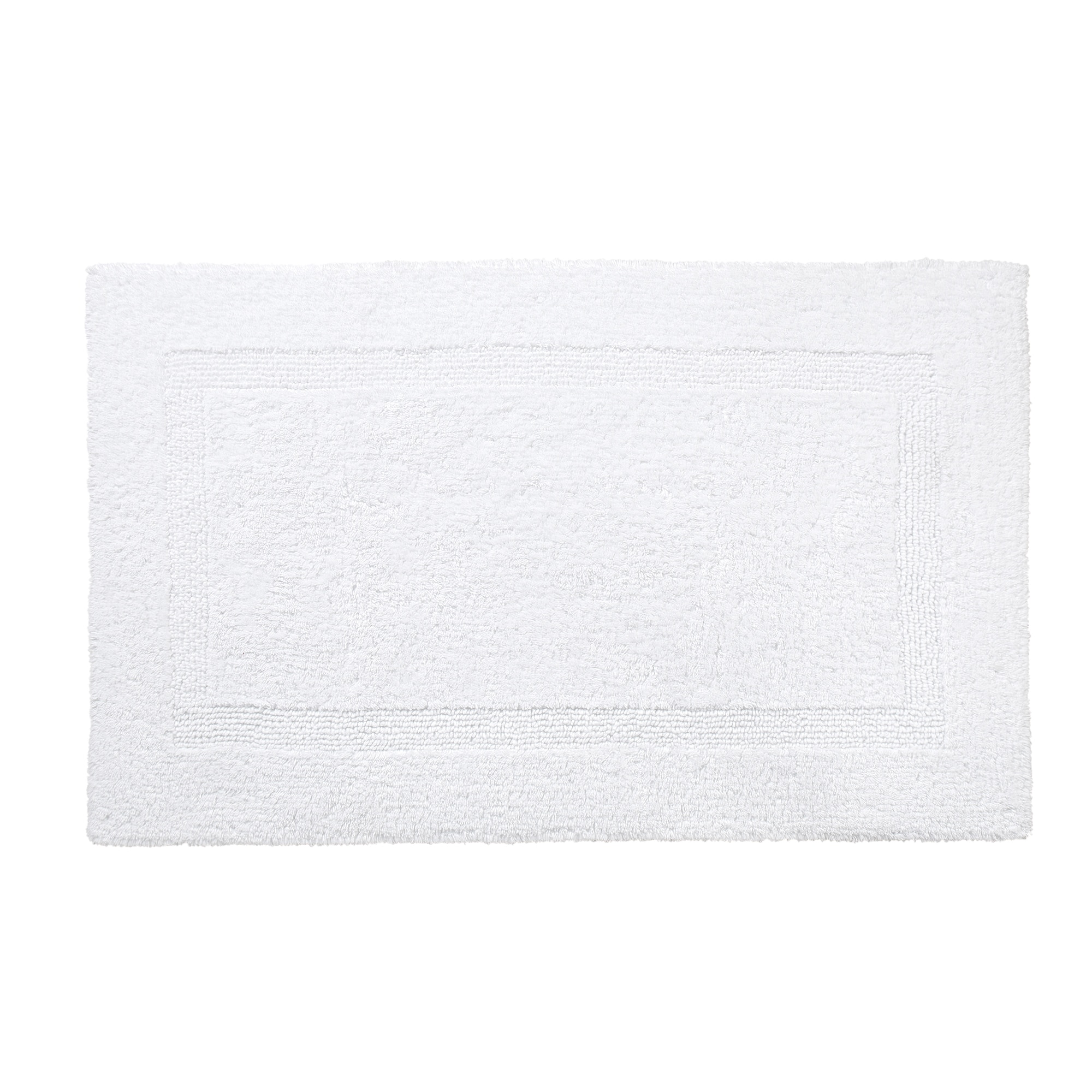 Alfombra de baño algodón egipcio Revesible Abyss Habidecor - Blanco 50 x 80 cm Blanco-1