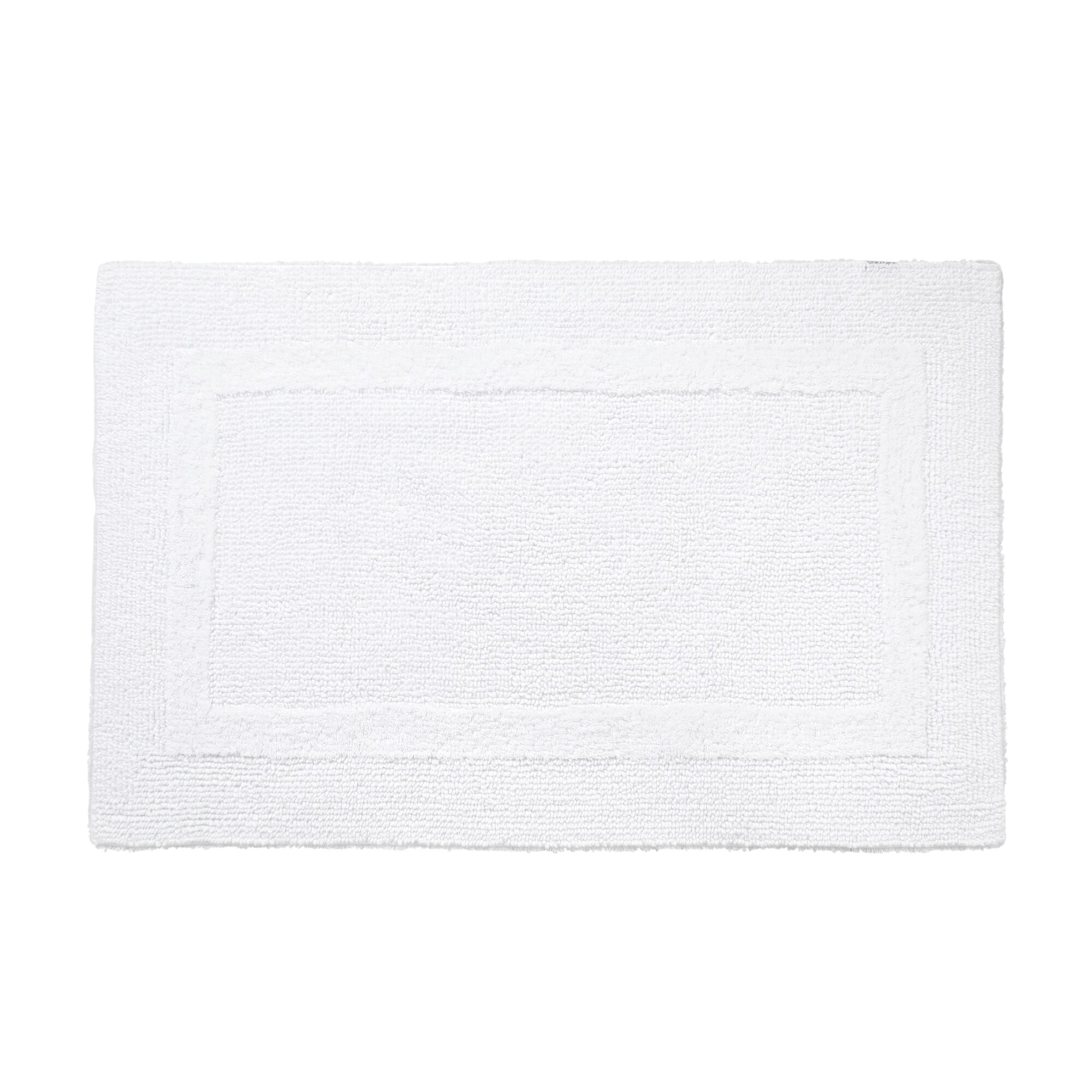 Alfombra de baño algodón egipcio Revesible Abyss Habidecor - Blanco 50 x 80 cm Blanco-2