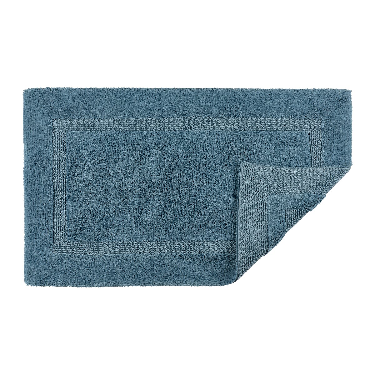 Imagen 2 de Alfombra de baño Reversible Abyss Habidecor - Azul piedra 50 x 80 cm Azul piedra