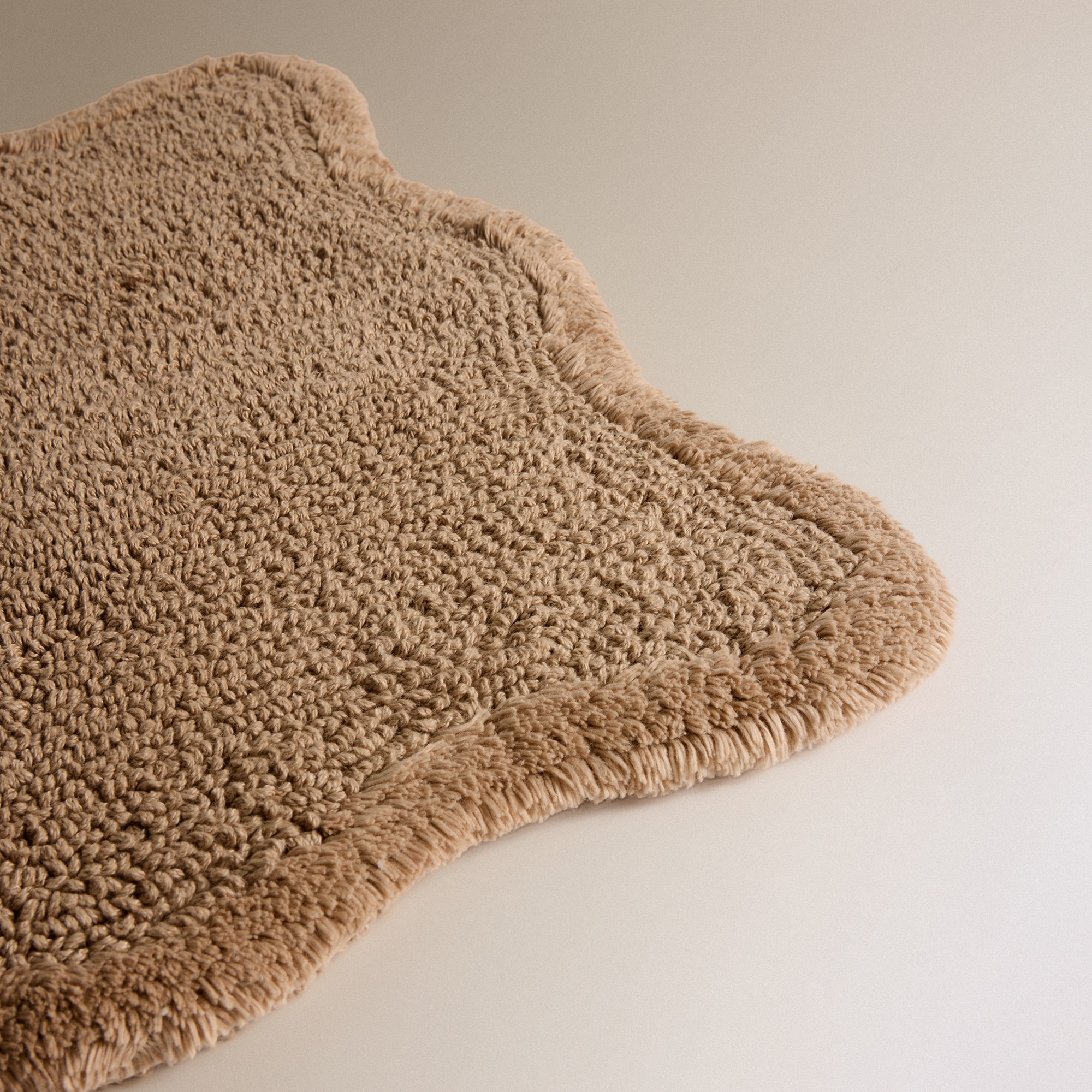 Imagen 2 de Alfombra de baño Waves - Tostado 50 x 80 cm Tostado