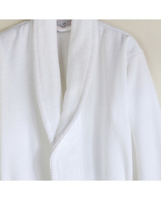 Albornoz algodón 360 gr/m2 Orgánico Luxury El Corte Inglés - Blanco S-M Blanco-2