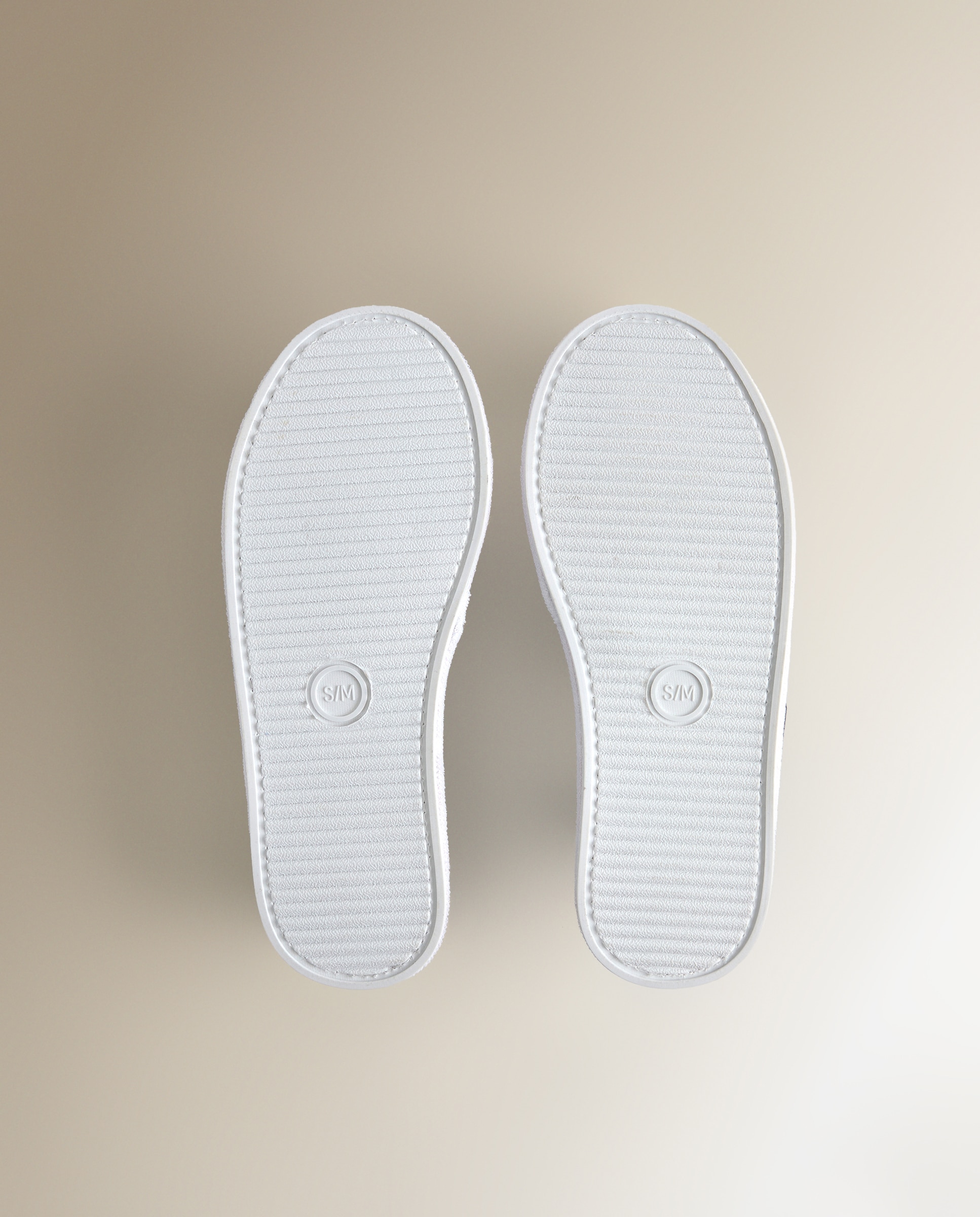 Zapatilla de baño algodón Orgánico Premium - Blanco S-M Blanco-4