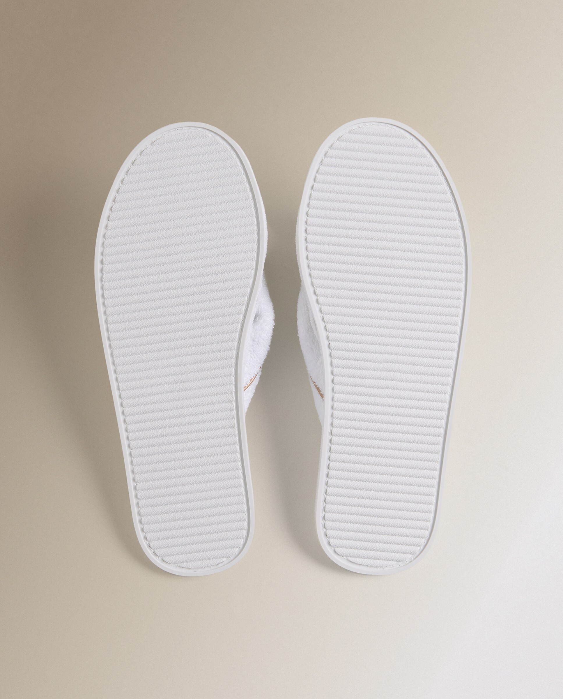 Zapatilla de baño algodón Orgánico Premium - Tostado S-M Tostado-4