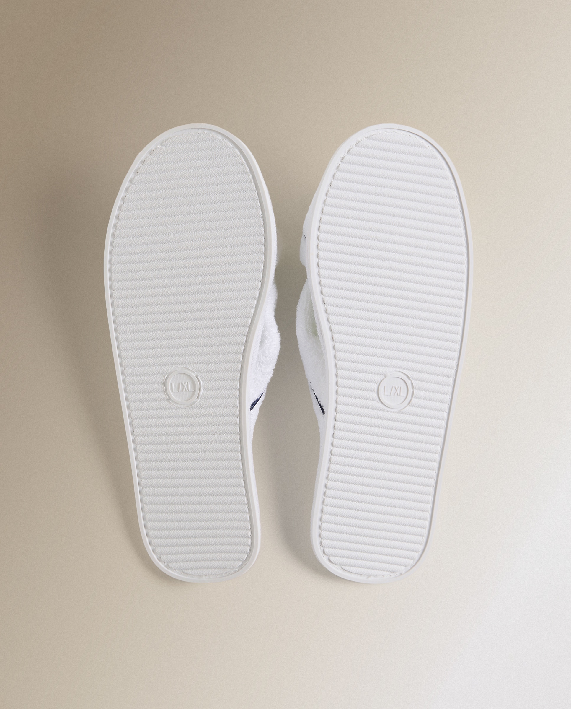 Zapatilla de baño algodón Orgánico Premium - Azul marino L-XL Azul marino-4