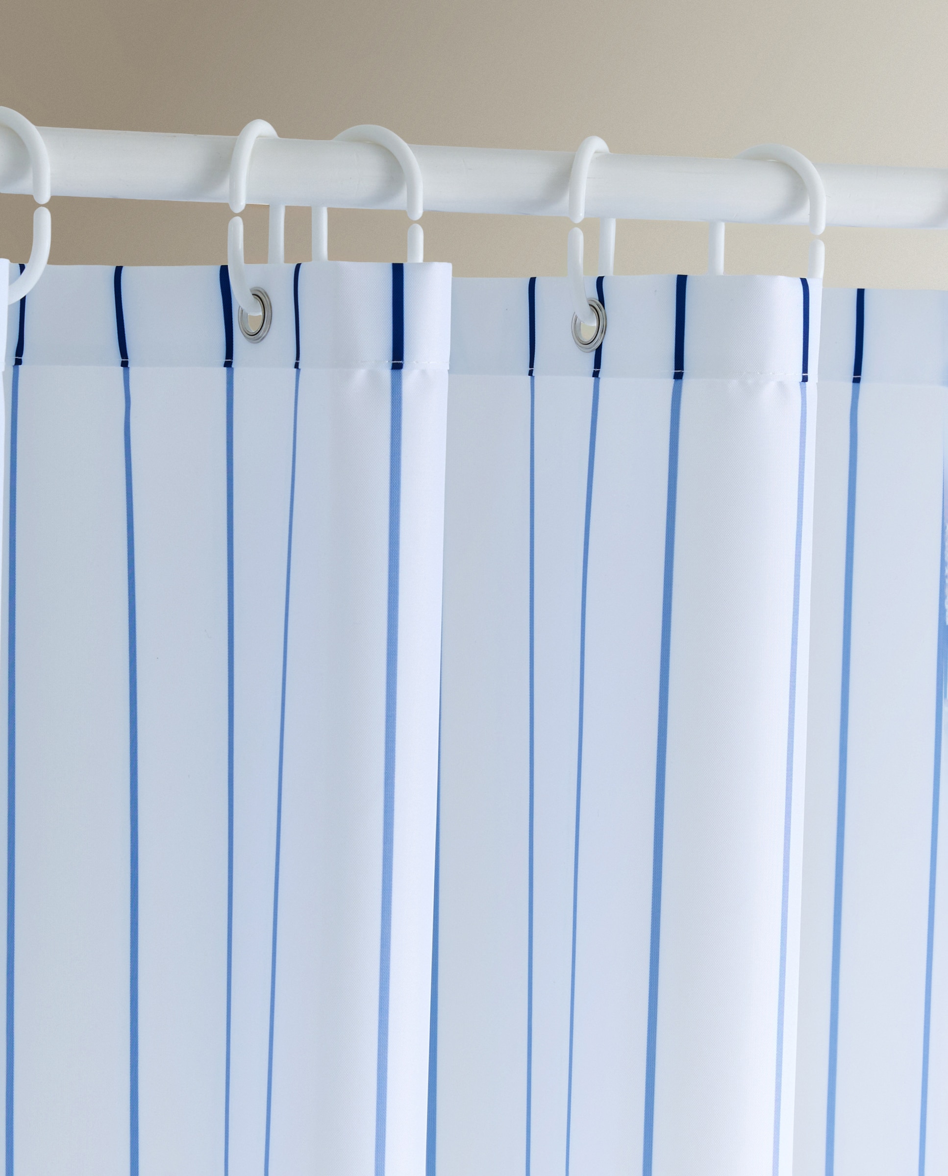 Cortina de baño London El Corte Inglés - Azul 180 x 200 cm Azul-3