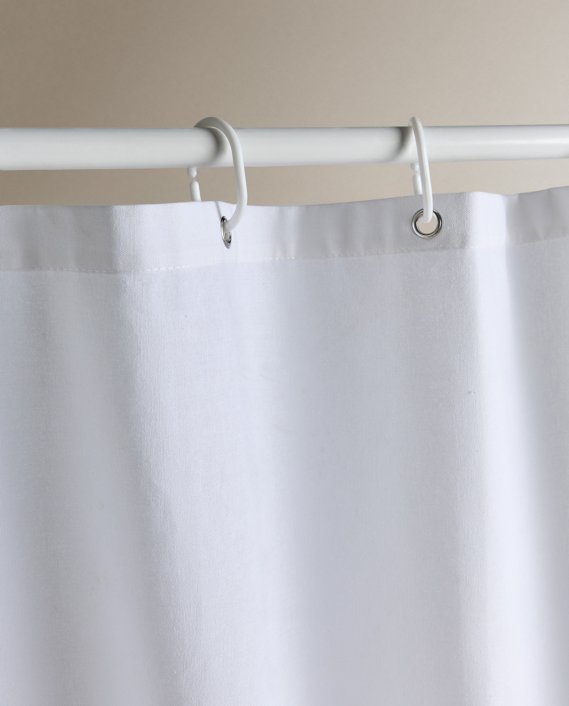 Cortina de baño poliéster Azur - Beige Beige-2