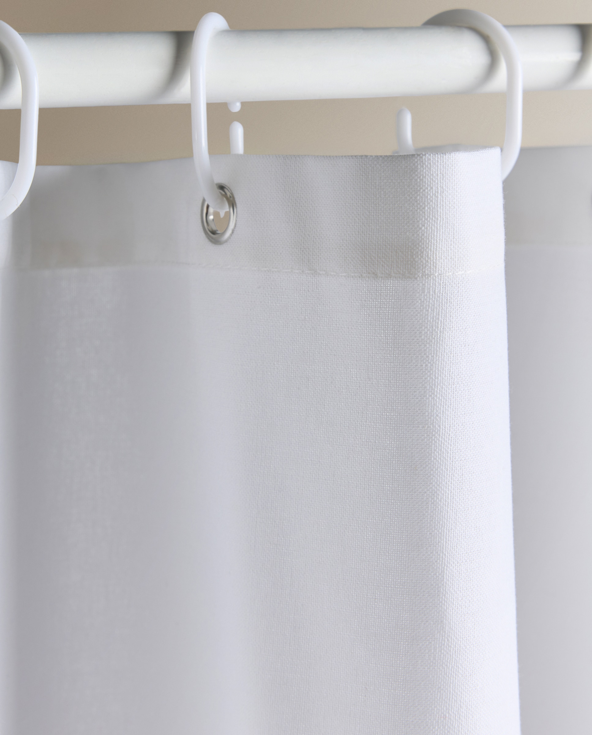 Cortina de baño poliéster Azur - Gris Gris-2