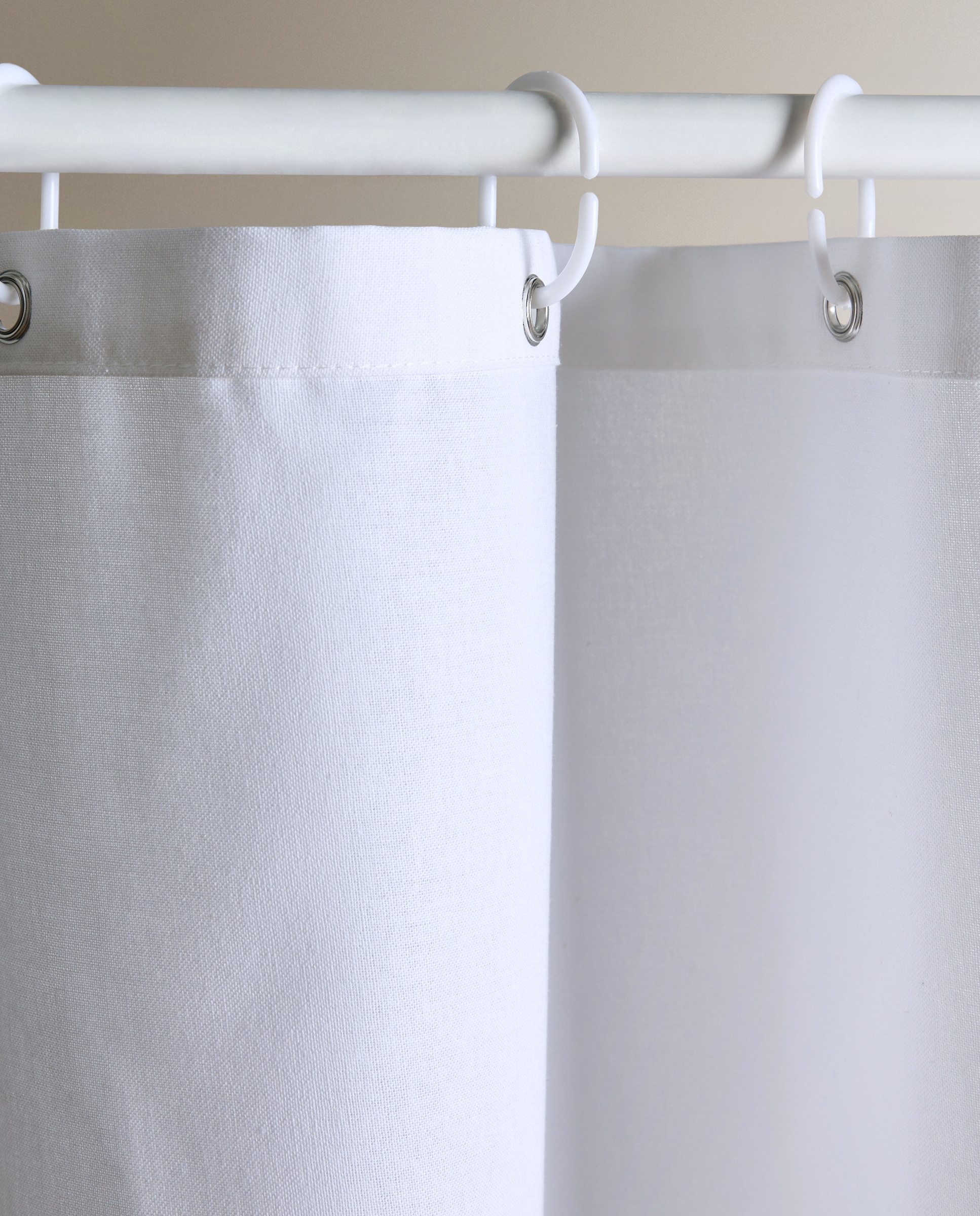 Cortina de baño poliéster Azur - Gris Gris-3