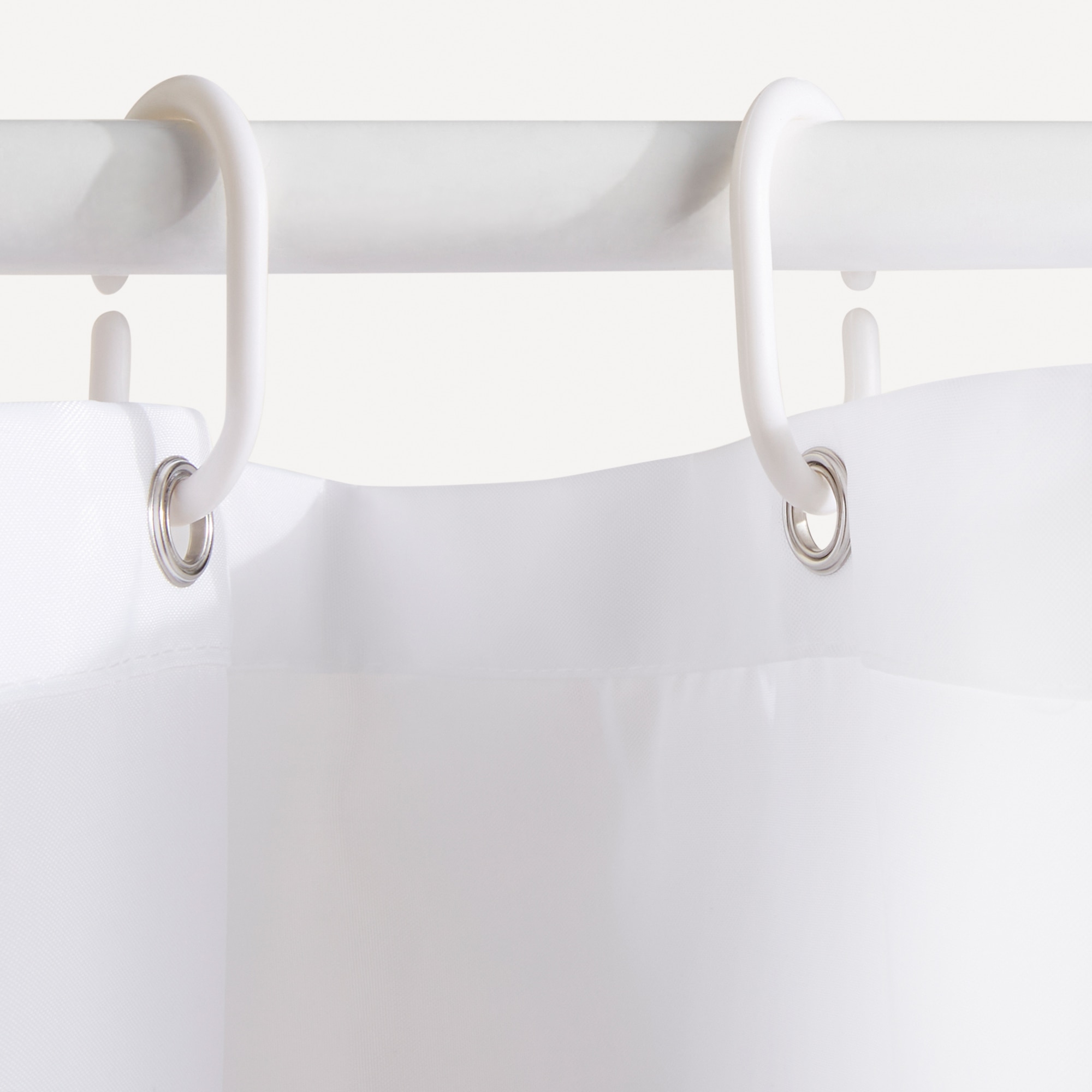 Cortina de baño Básico Nuestro Mejor Precio -  El Corte Inglés Blanco-4