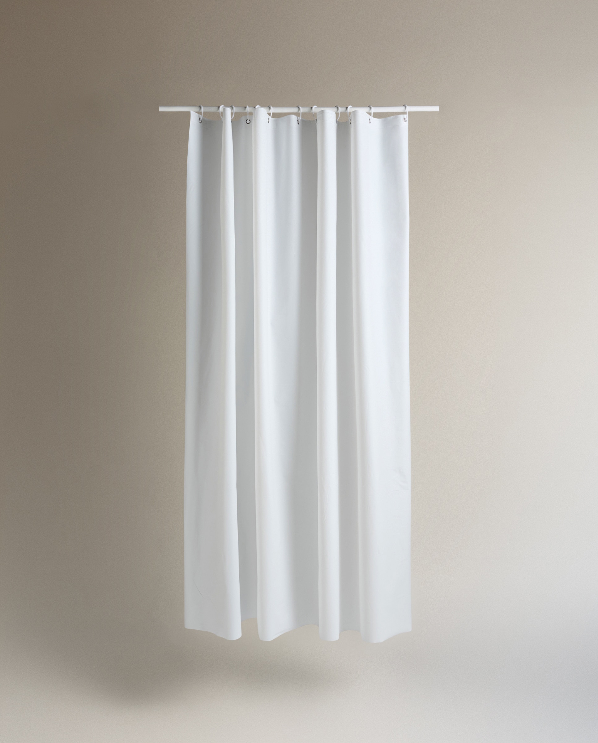 Imagen 0 de Cortina de baño PEVA Basic Blanco