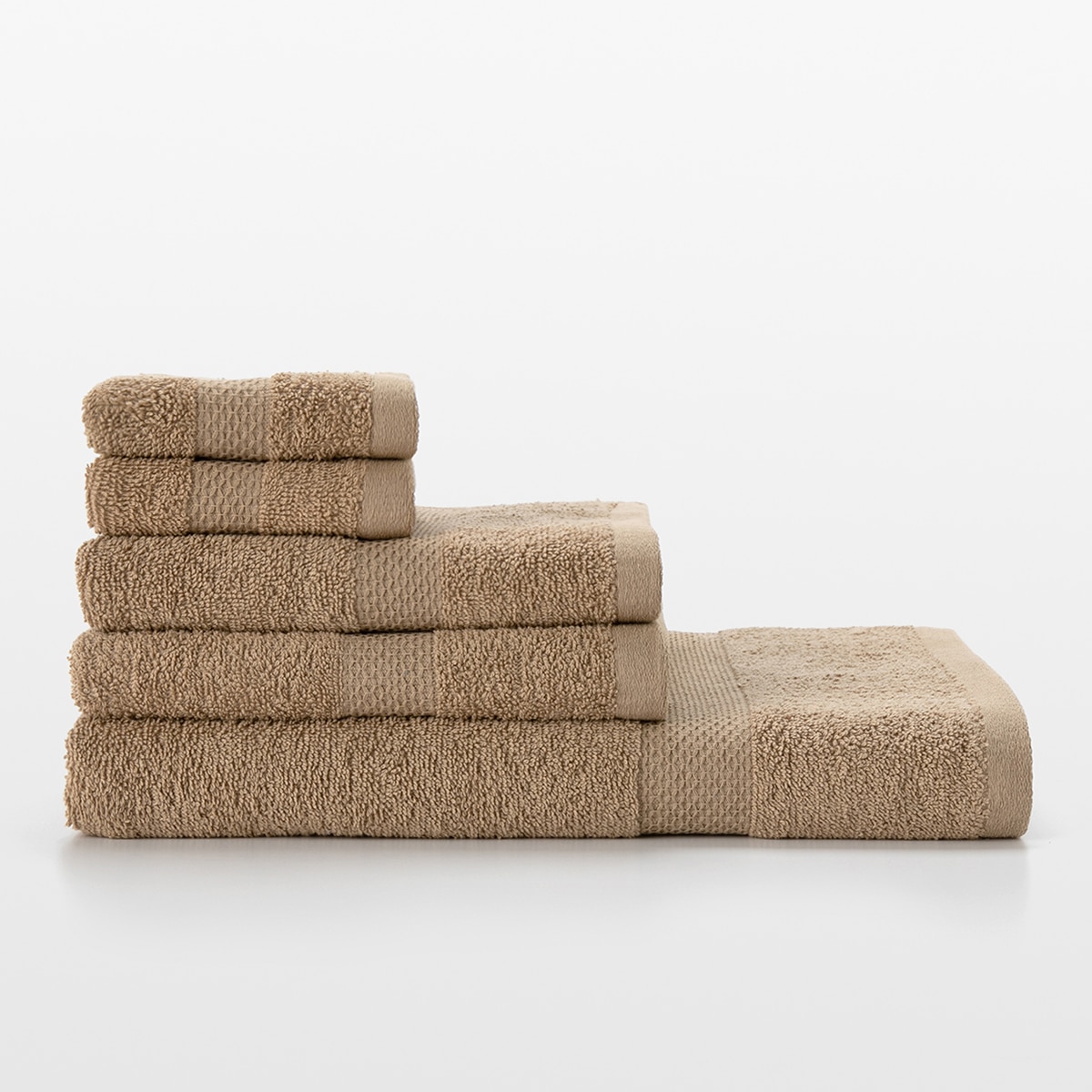 Imagen 0 de Juego de 5 toallas algodón 450 gr/m2 Basic Nuestro Mejor Precio - El Corte Inglés