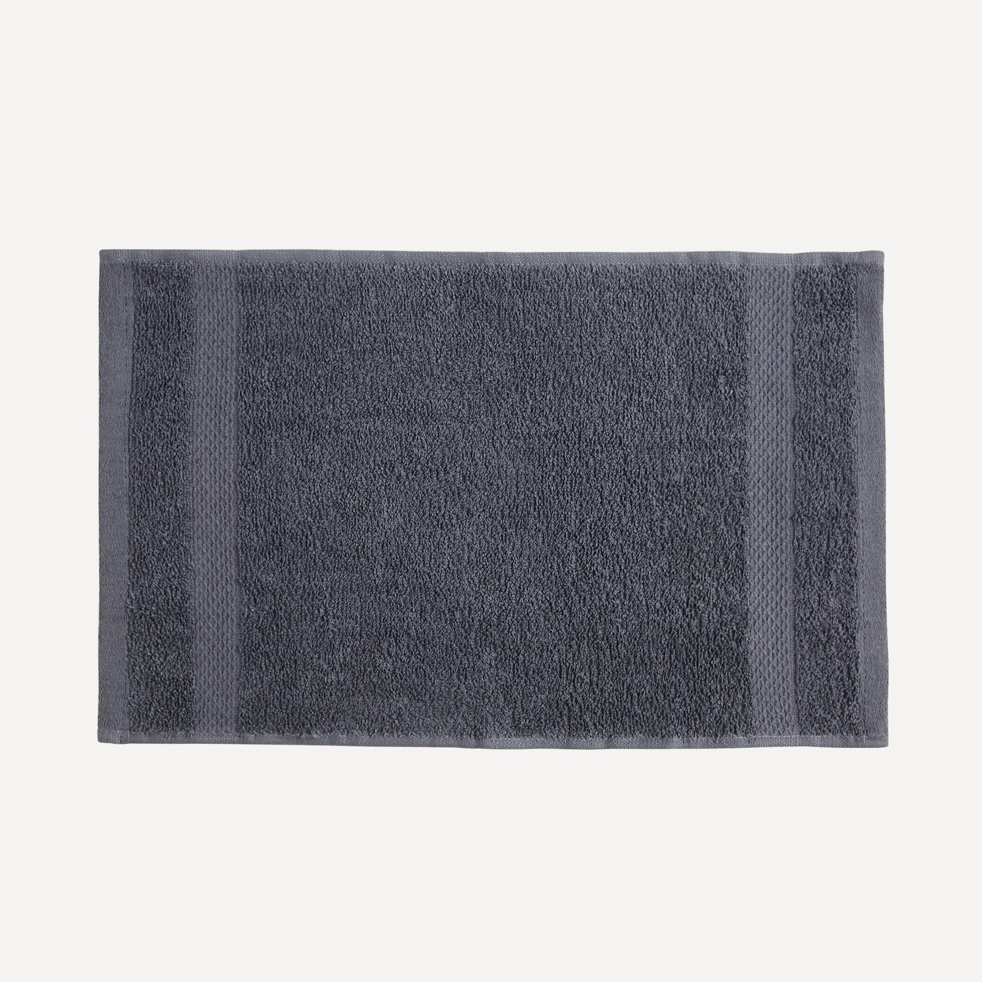 Conjunto de 5 toalhas de algodão 450 g/m2 Basic Antracite-4