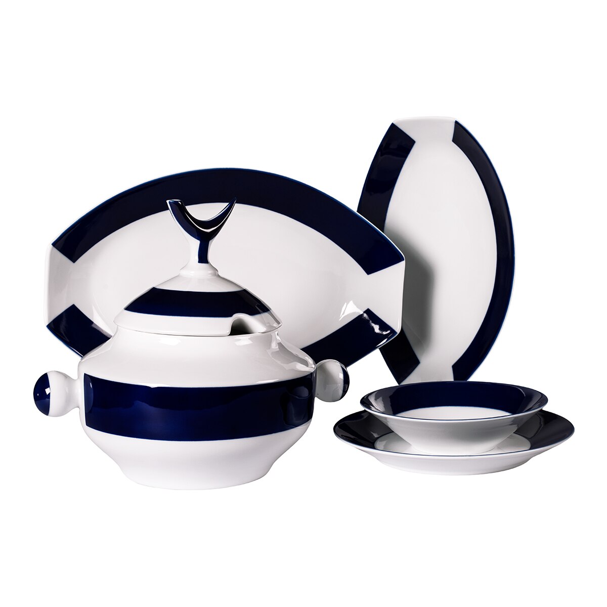Loiça de 55 peças V2 Azul-1