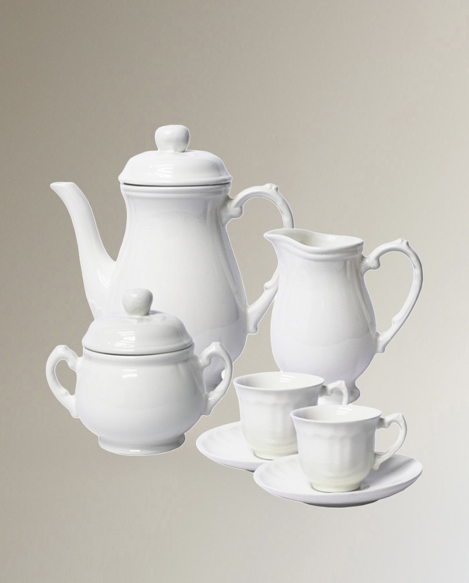 Imagem 0 de Conjunto de Café 27 Peças Naranco Branco