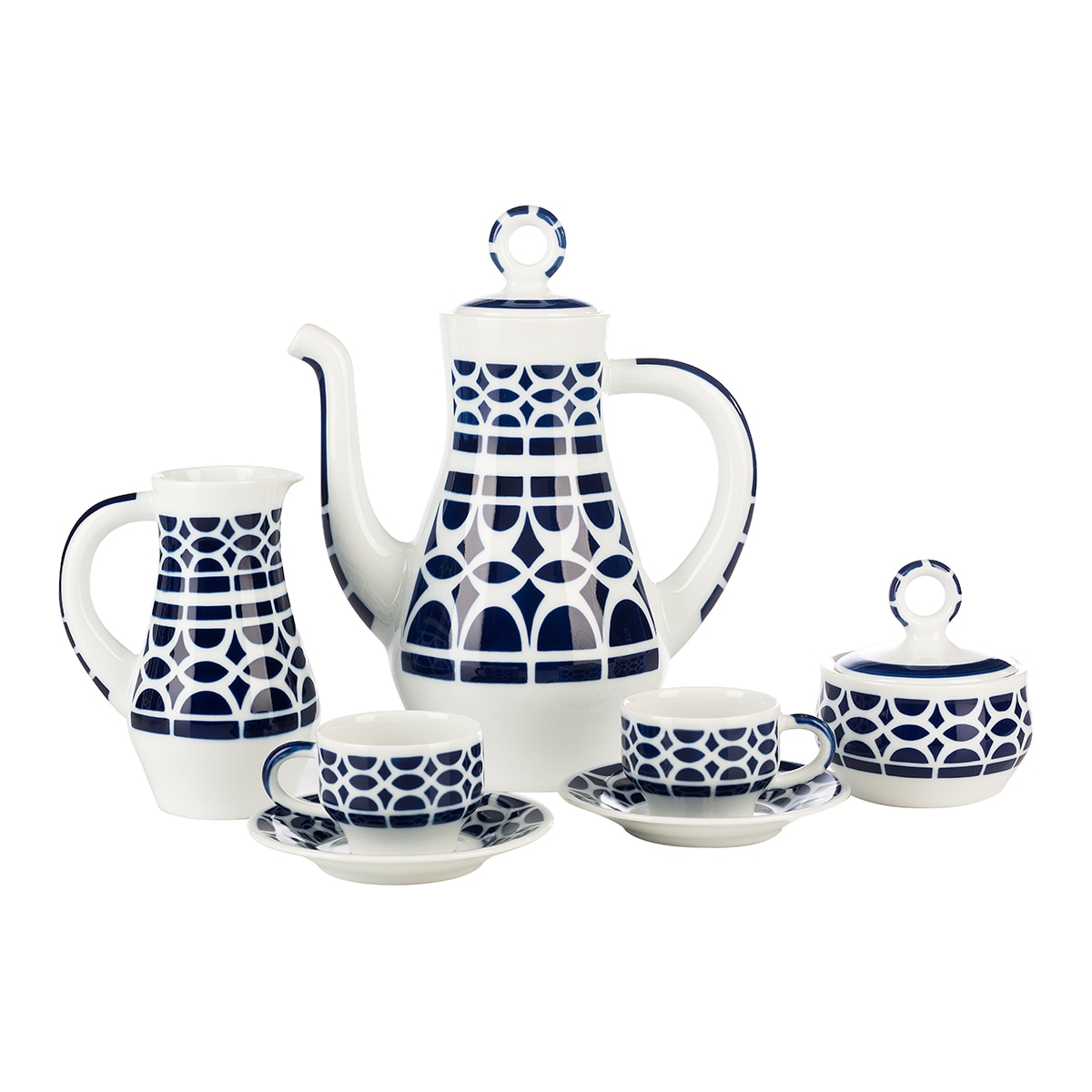 Juego de café 6 servicios Sargadelos - Azul Azul-1