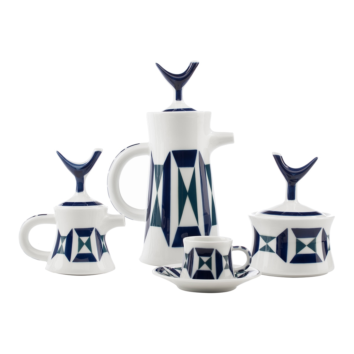 Conjunto de café 12 serviços Monférico Azul-1