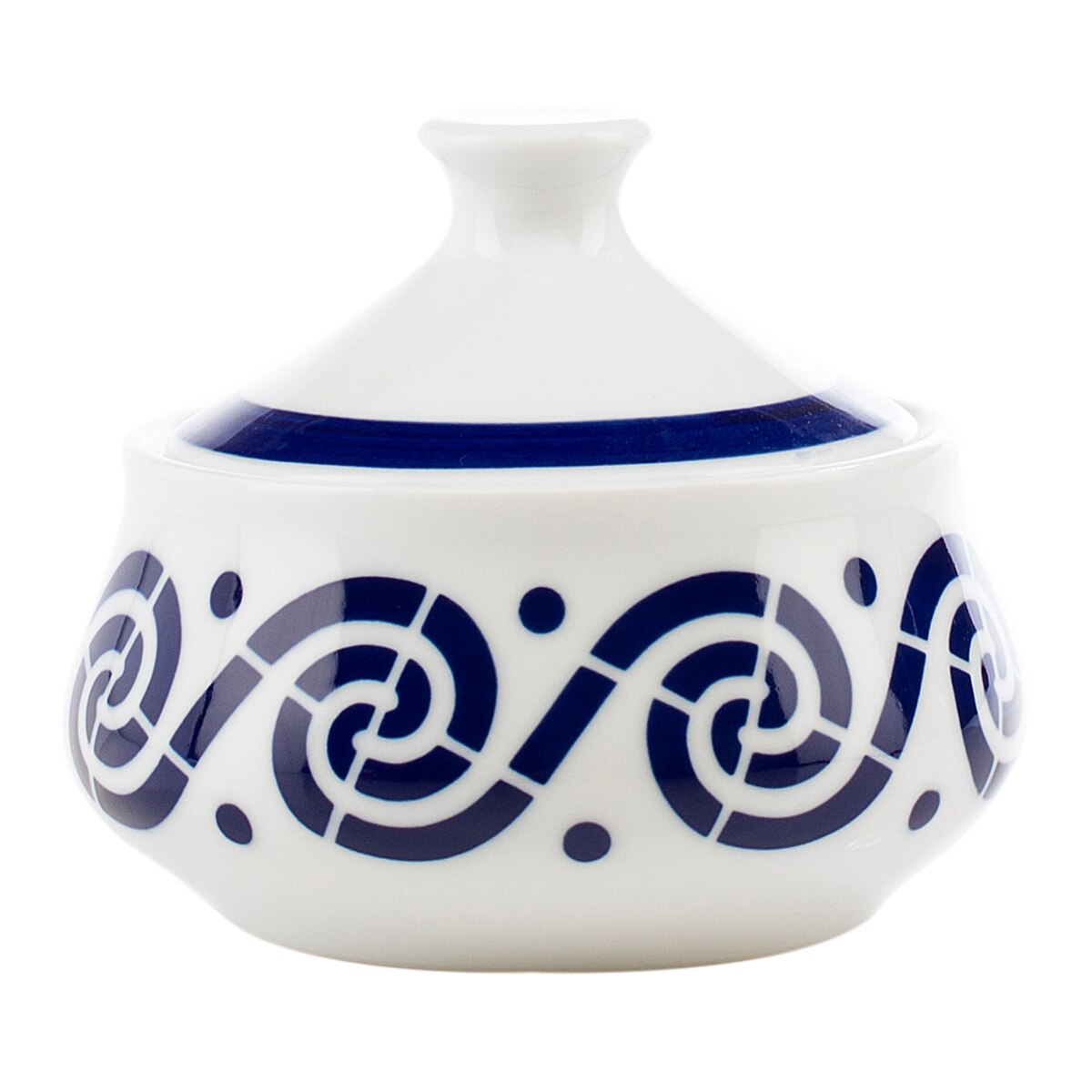 Conjunto de chá de 6 serviços Espiróide Sargadelos Azul-4
