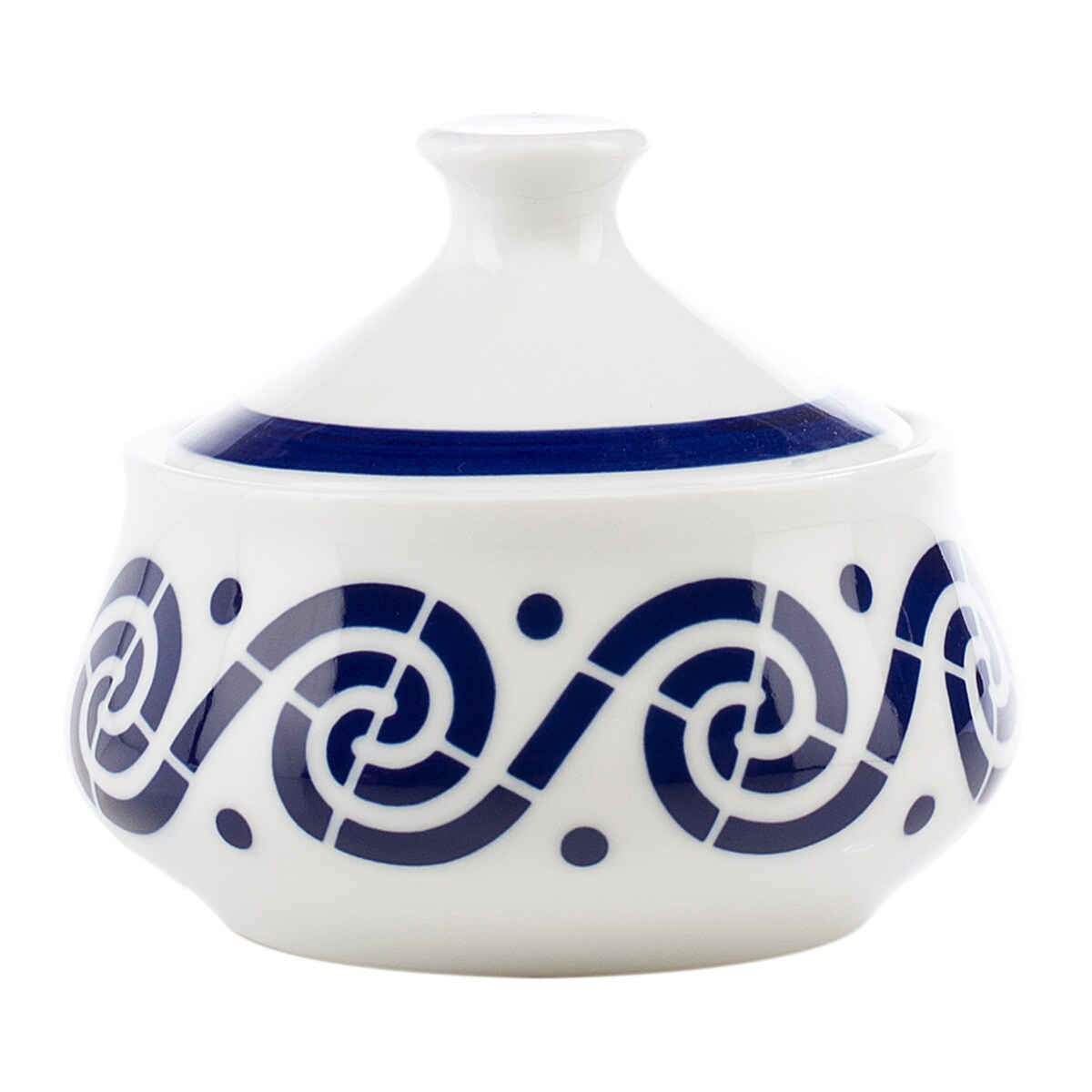 Conjunto de pequeno-almoço Espiroide Sargadelos Azul-4