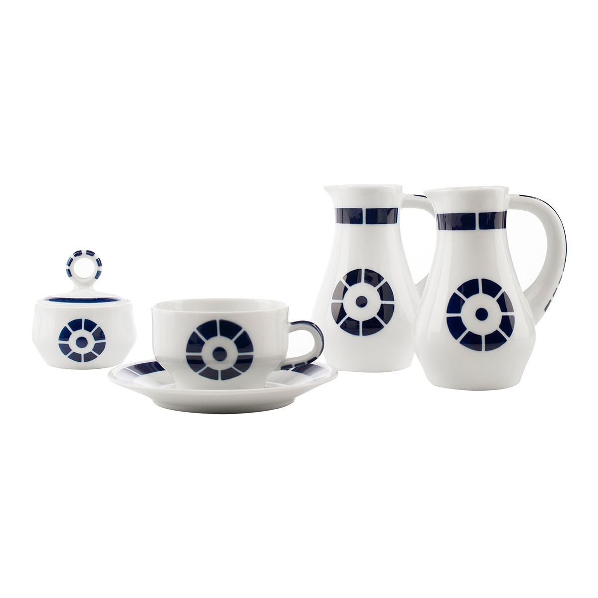 Conjunto de pequeno-almoço Coroa Sargadelos Azul-1