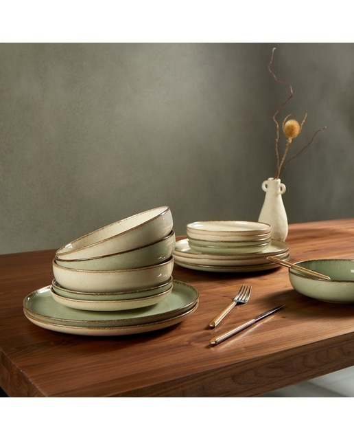 Serviço de Mesa de 12 Peças Coimbra - Bege Bege-7