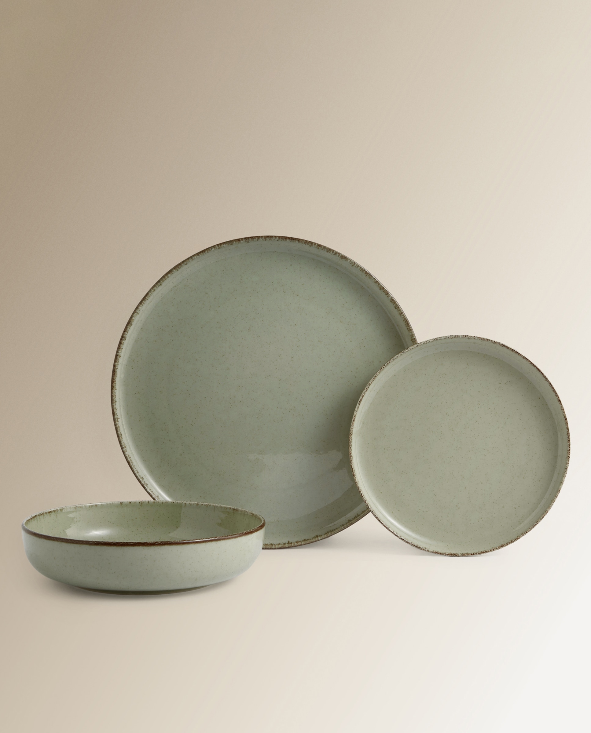 Imagem 0 de Serviço de Mesa de 12 Peças Coimbra - Verde