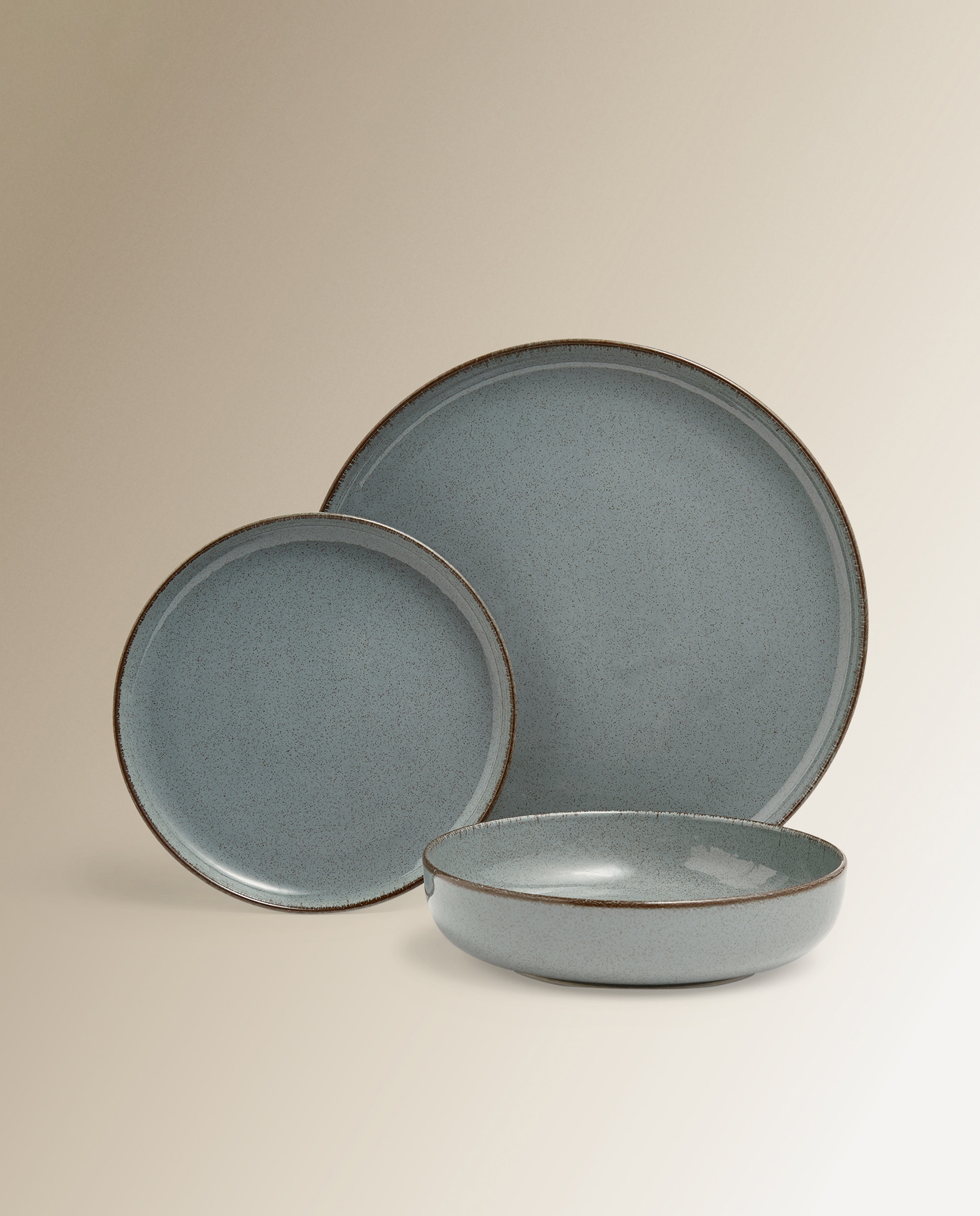 Imagem 0 de Serviço de Mesa de 12 Peças Coimbra - Azul