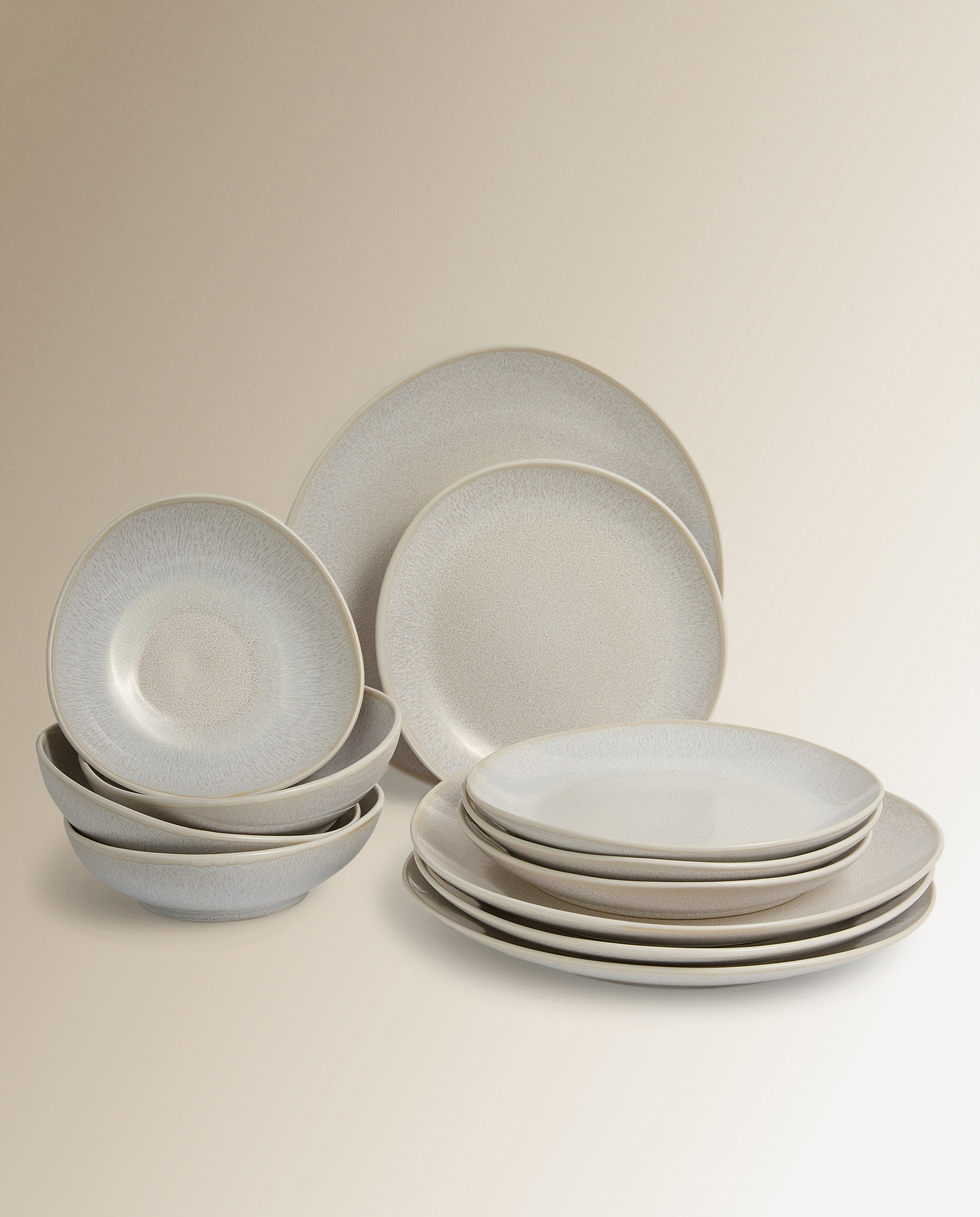 Serviço de Mesa de 12 Peças Aveiro Branco-marfim-1