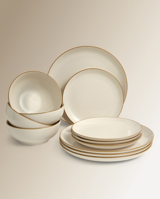 Imagem 0 de Serviço de Mesa de 12 Peças Évora - Bege