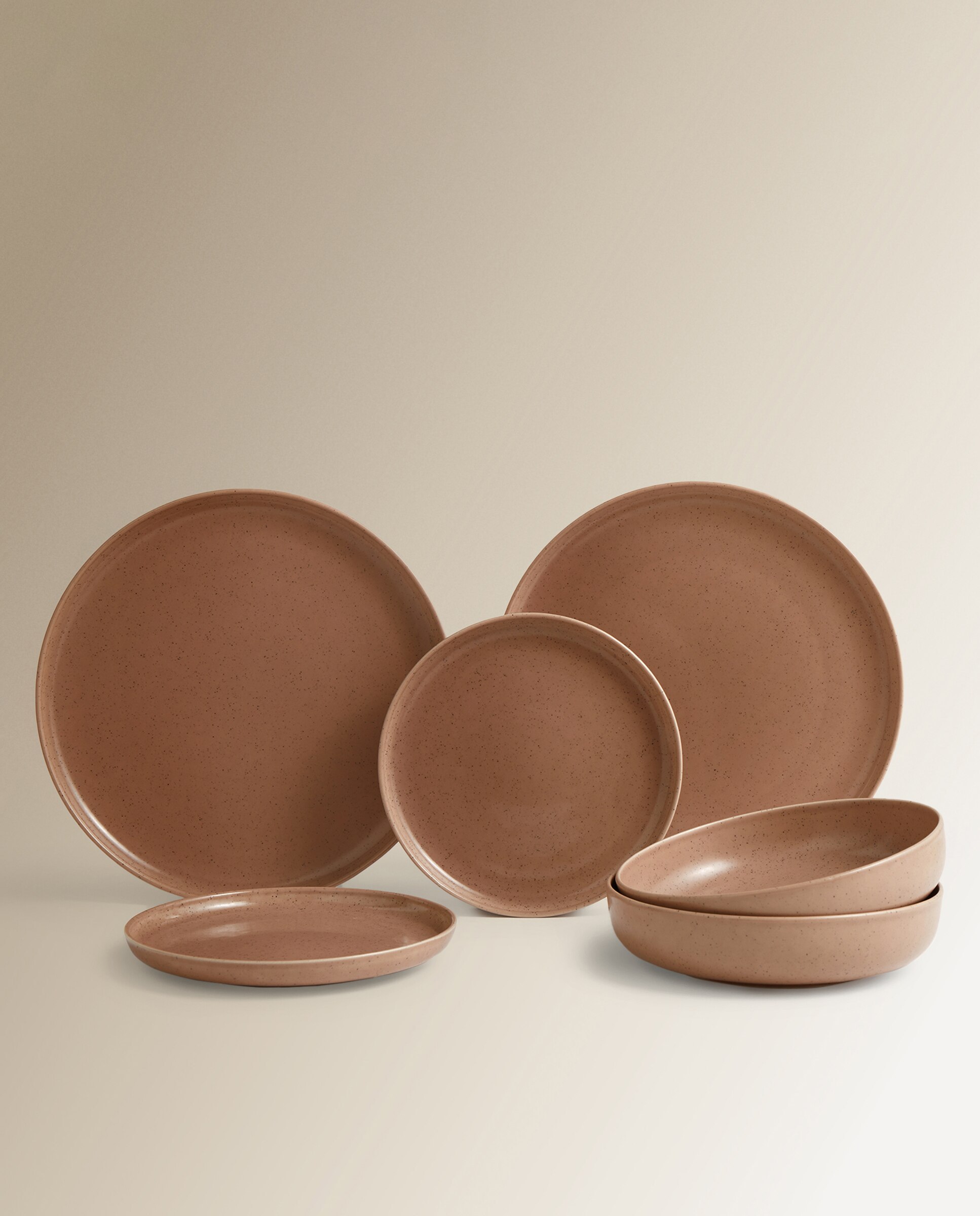 Imagen 0 de Vajilla de 12 piezas de cerámica Oporto Basics El Corte Inglés