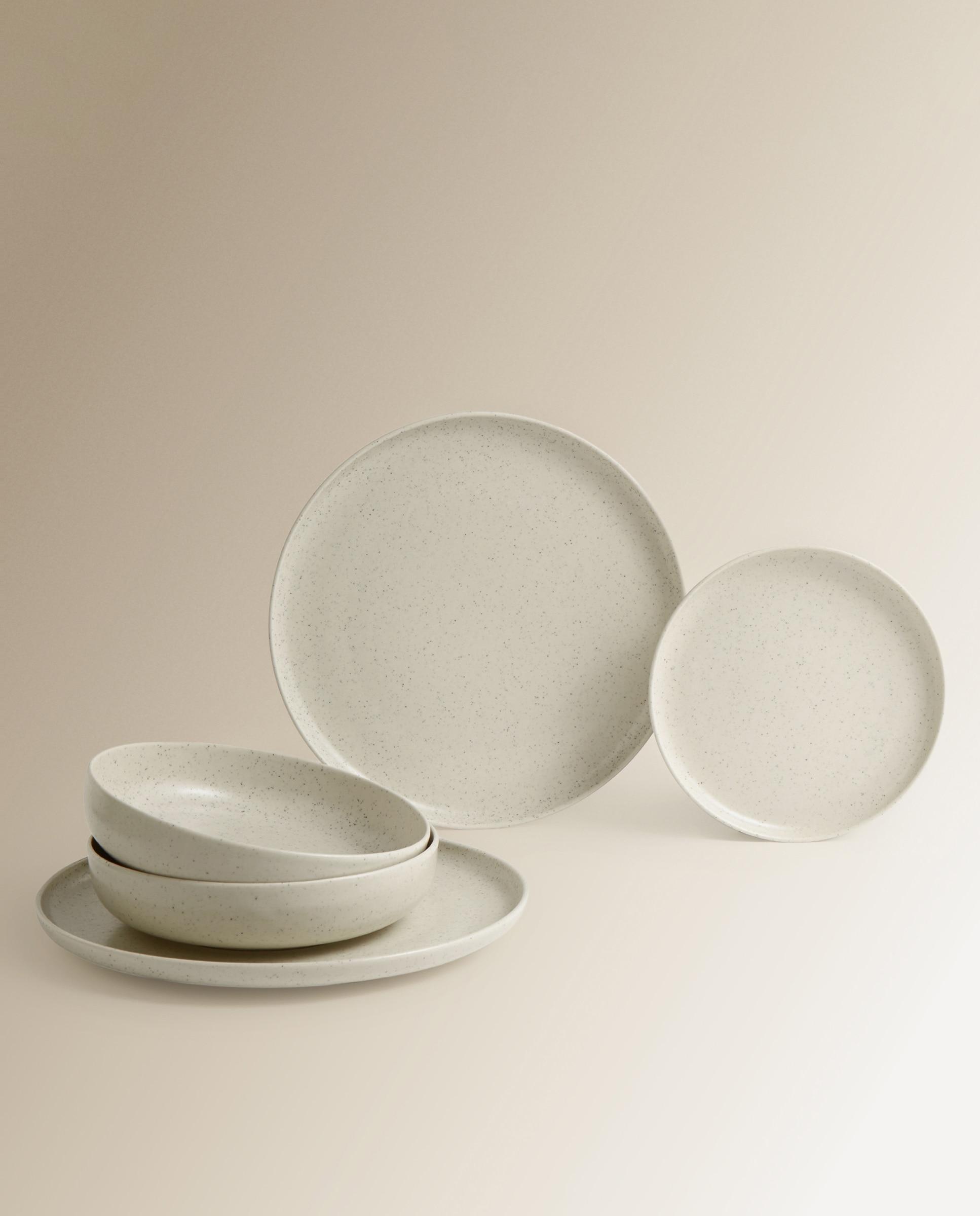 Imagen 0 de Vajilla de 12 piezas de cerámica Oporto Basics El Corte Inglés