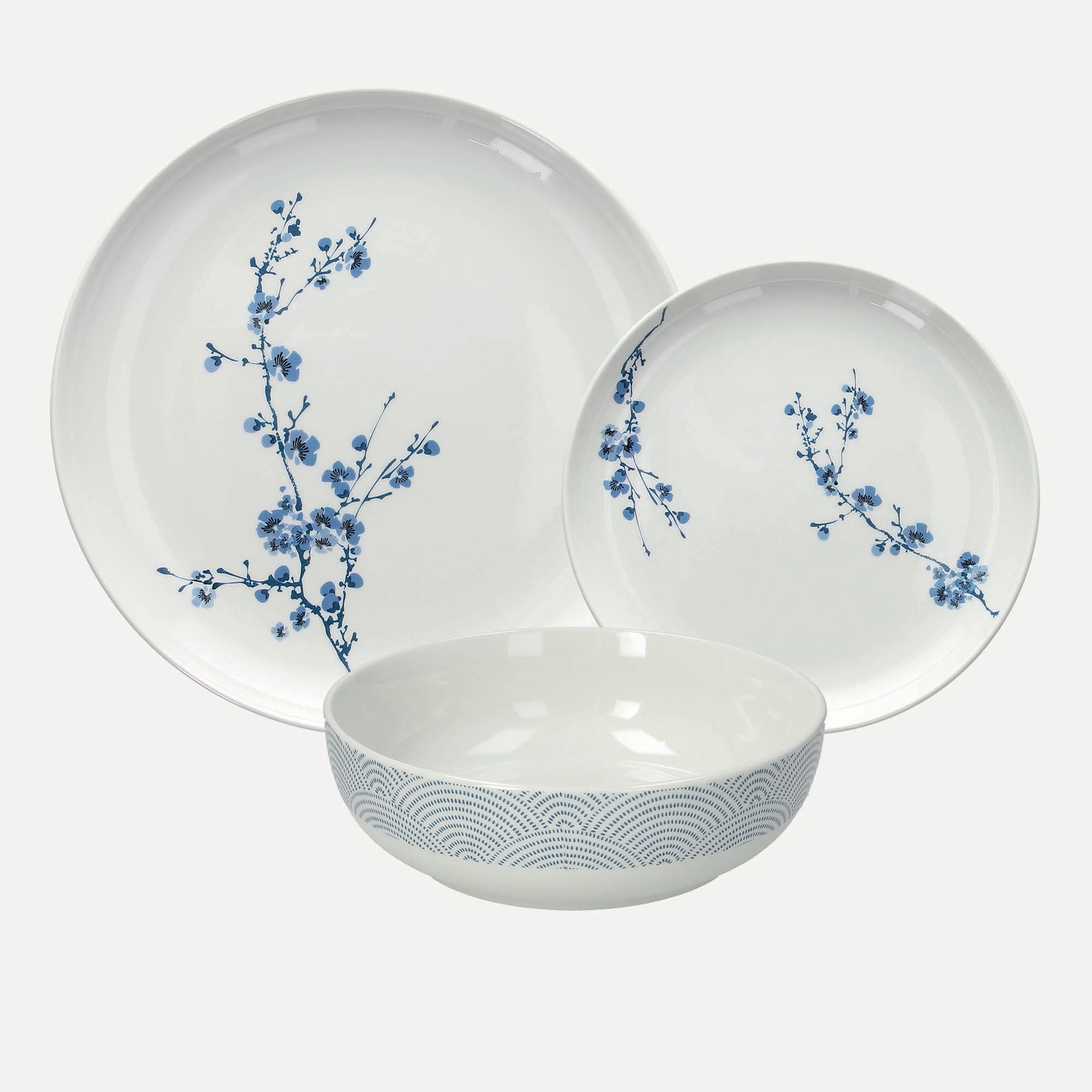 Imagen 0 de Vajilla 12 piezas de porcelana Orientale Tognana
