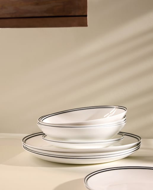 Imagen 0 de Vajilla de 12 piezas de vidrio Filo Marsella