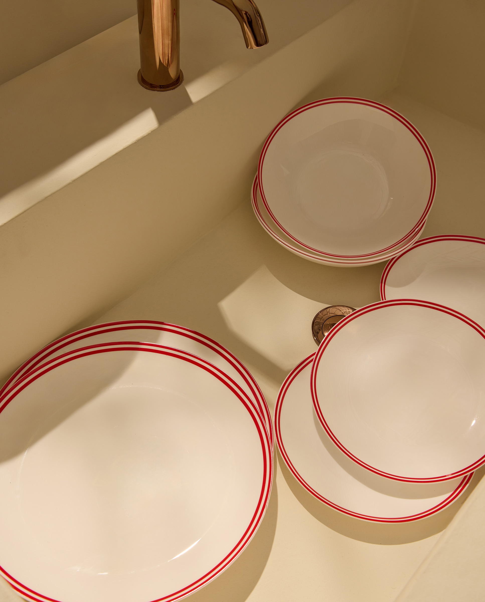 Imagen 0 de Vajilla de 12 piezas de vidrio Filo Marsella