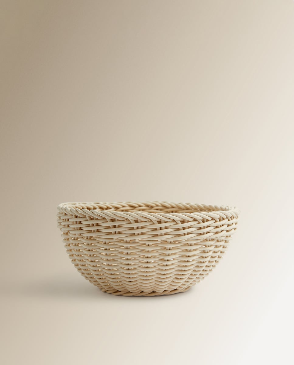 Cesto de pão redondo Espelta Bege-2